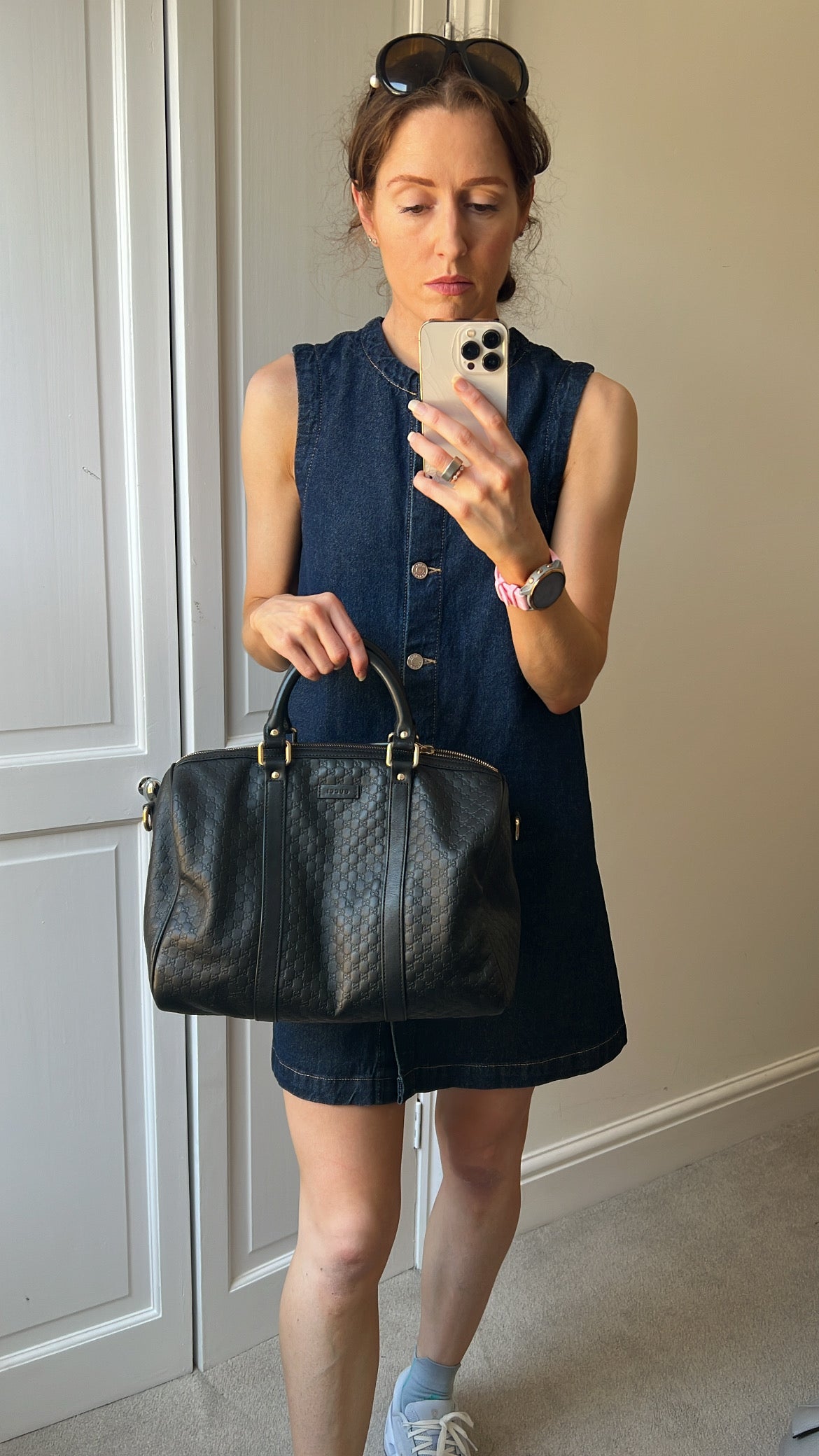 Gucci Black Guccissima Large Boston Joy (RRP £1250)