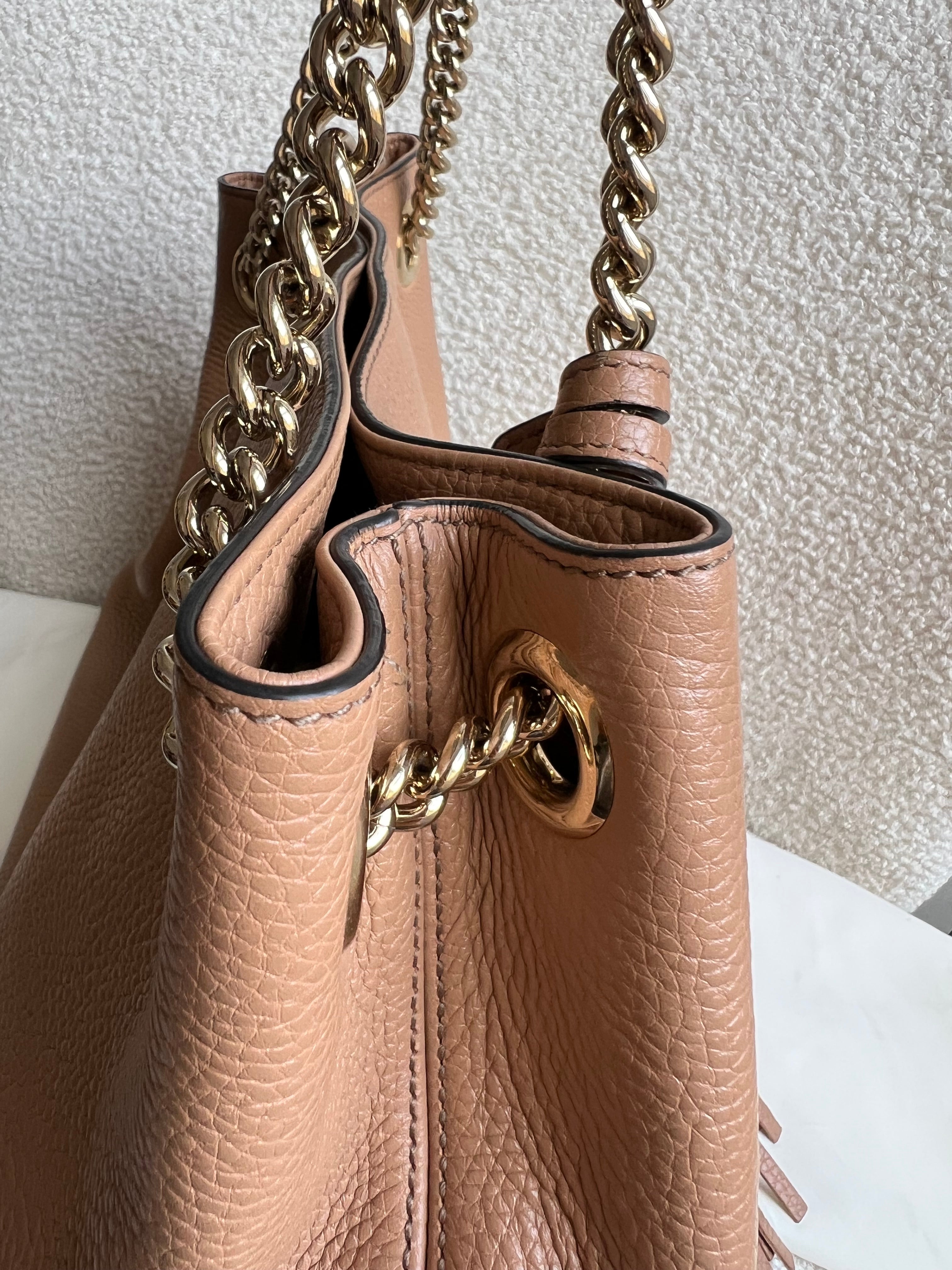 Gucci Rose Beige Soho Chain Tote (RRP £1350)