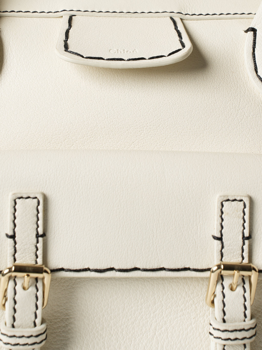 Chloe Debossed Logo Crossbody bag