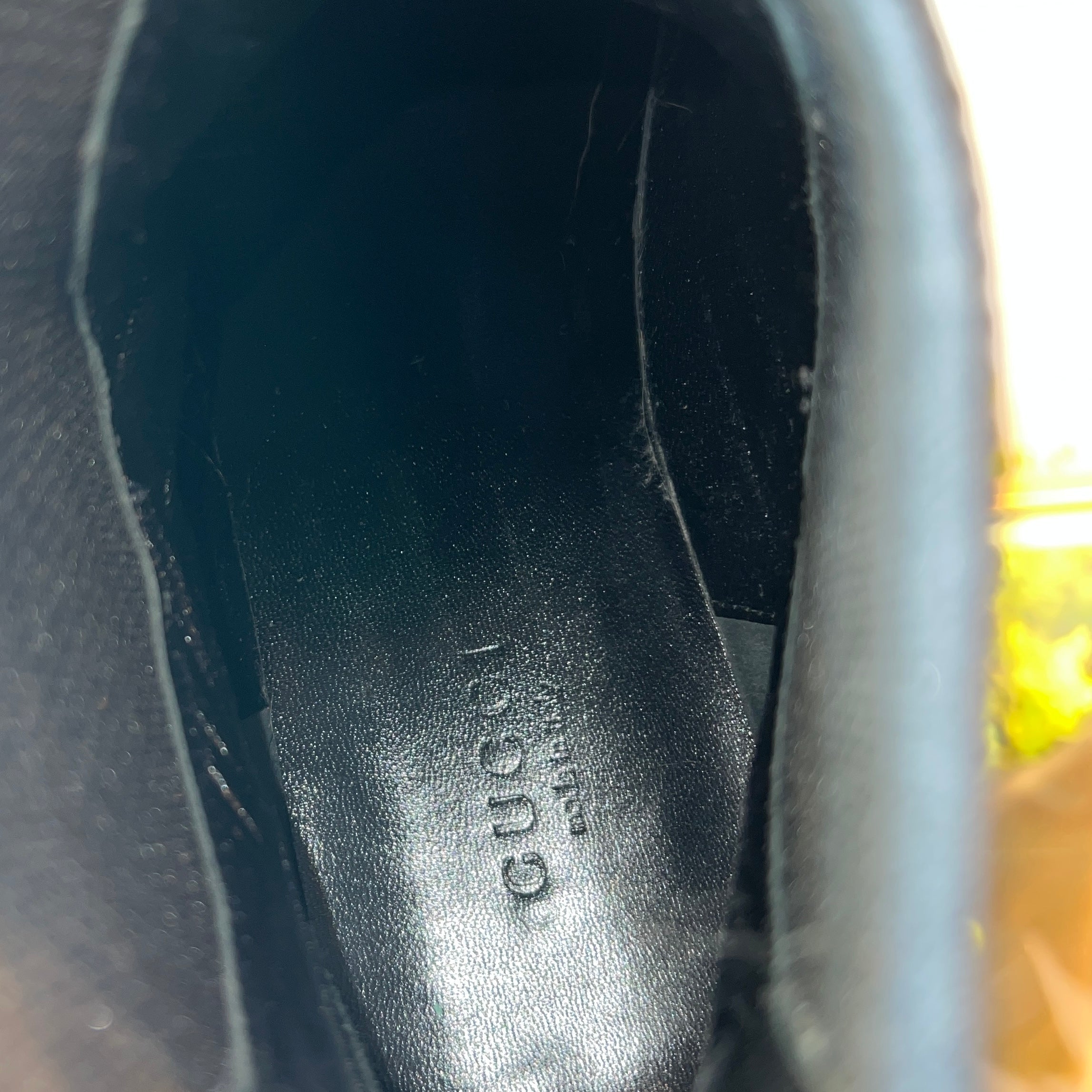 GUCCI GG Canvas Canvas Chelsea Boots SZ 37