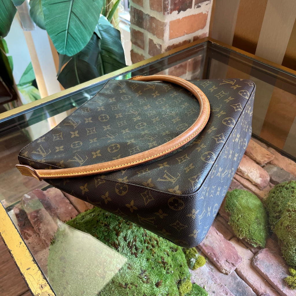 LOUIS VUITTON Looping GM Monogram Canvas Vintage Shoulder Bag