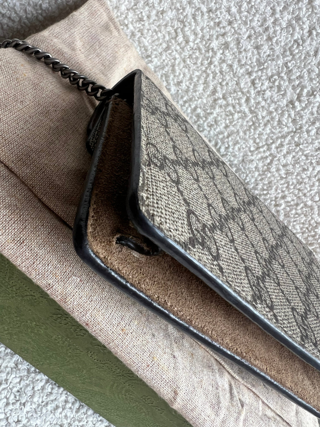Gucci Dionysus GG Supreme Super Mini Shoulder Bag (RRP £890)
