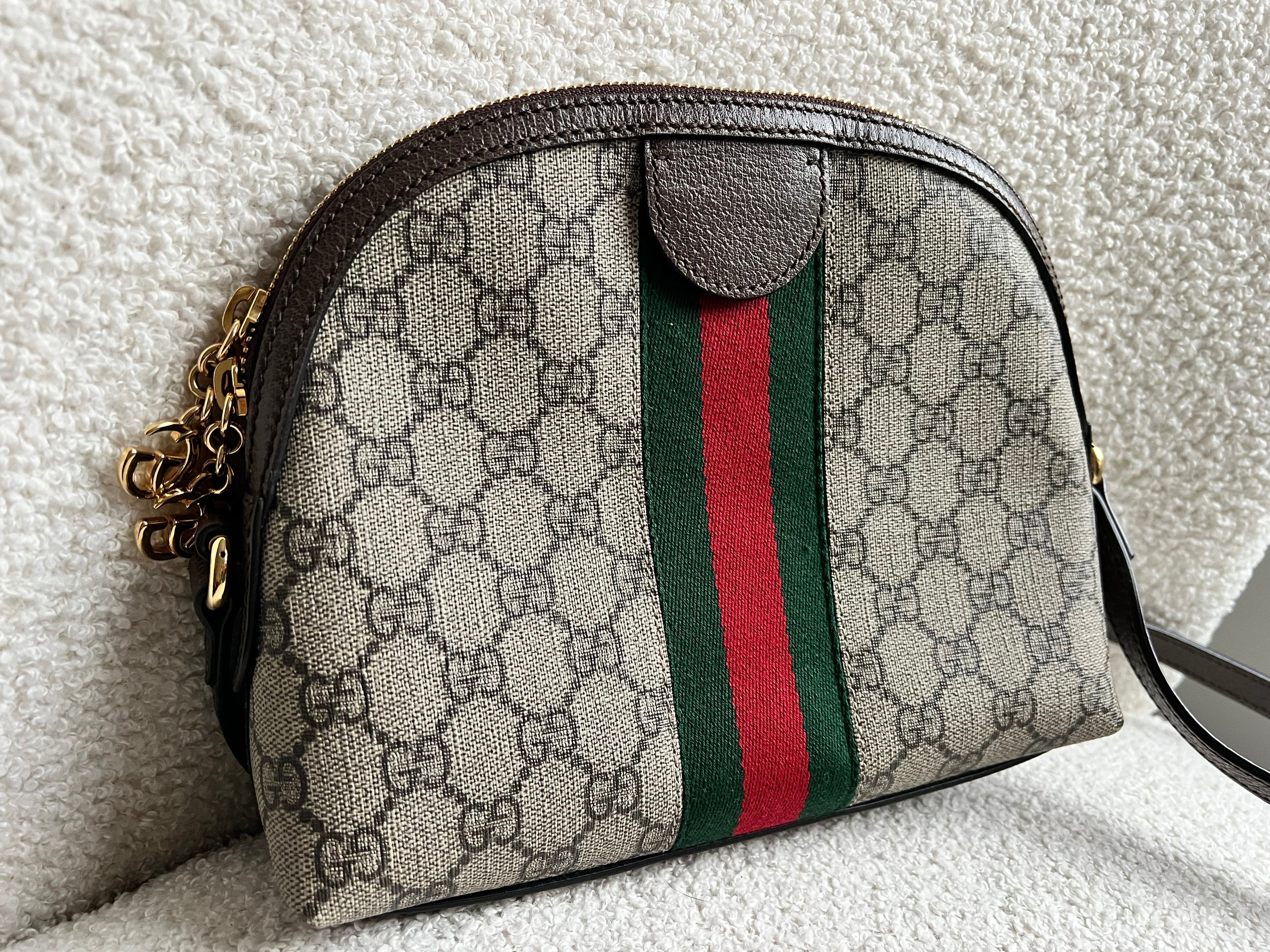Gucci Ophidia GG Supreme Rounded Top Shoulder Bag (RRP £1,380)