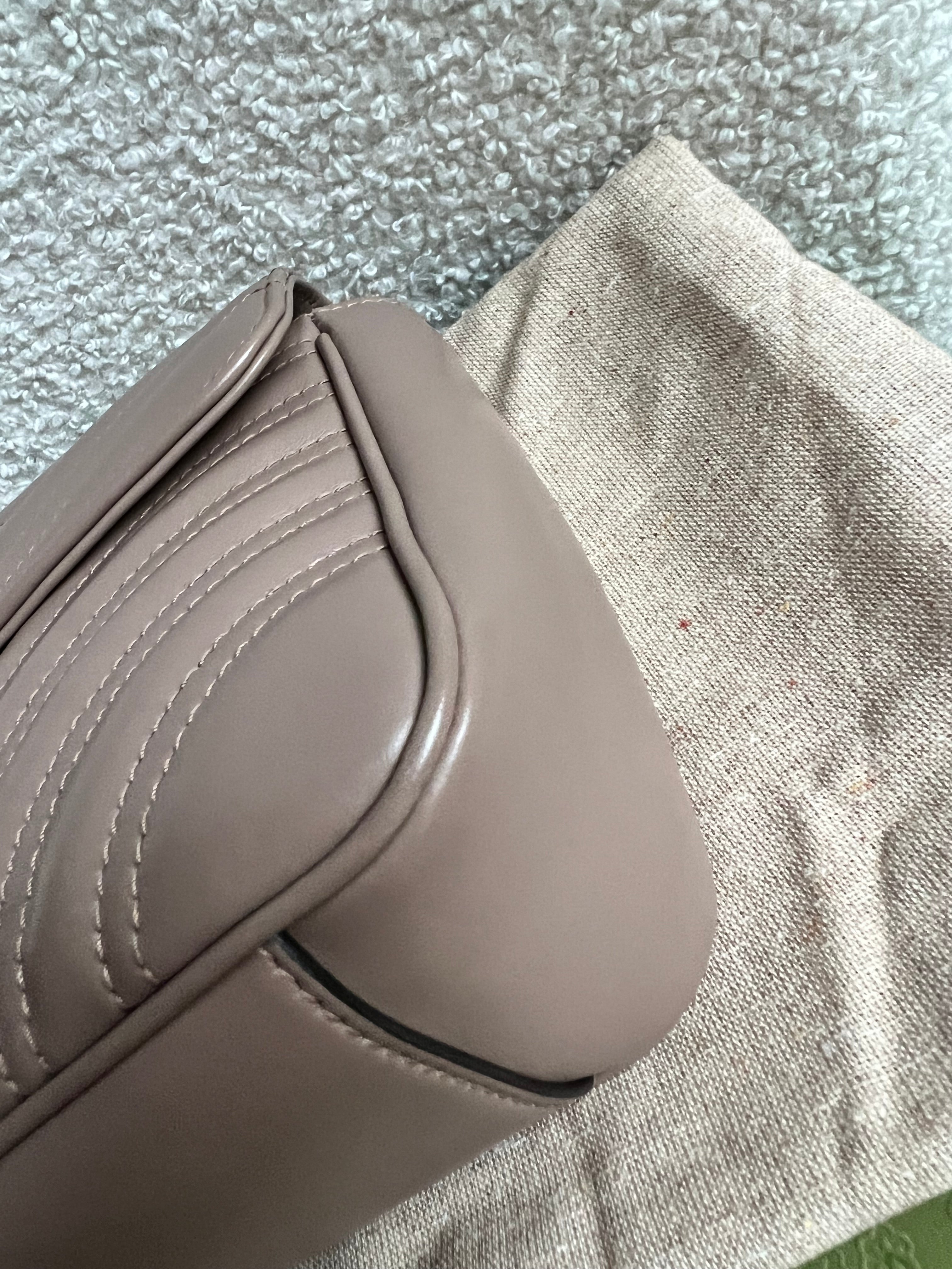 Gucci GG Dusty Pink Marmont Small Shoulder Bag (RRP £2070)