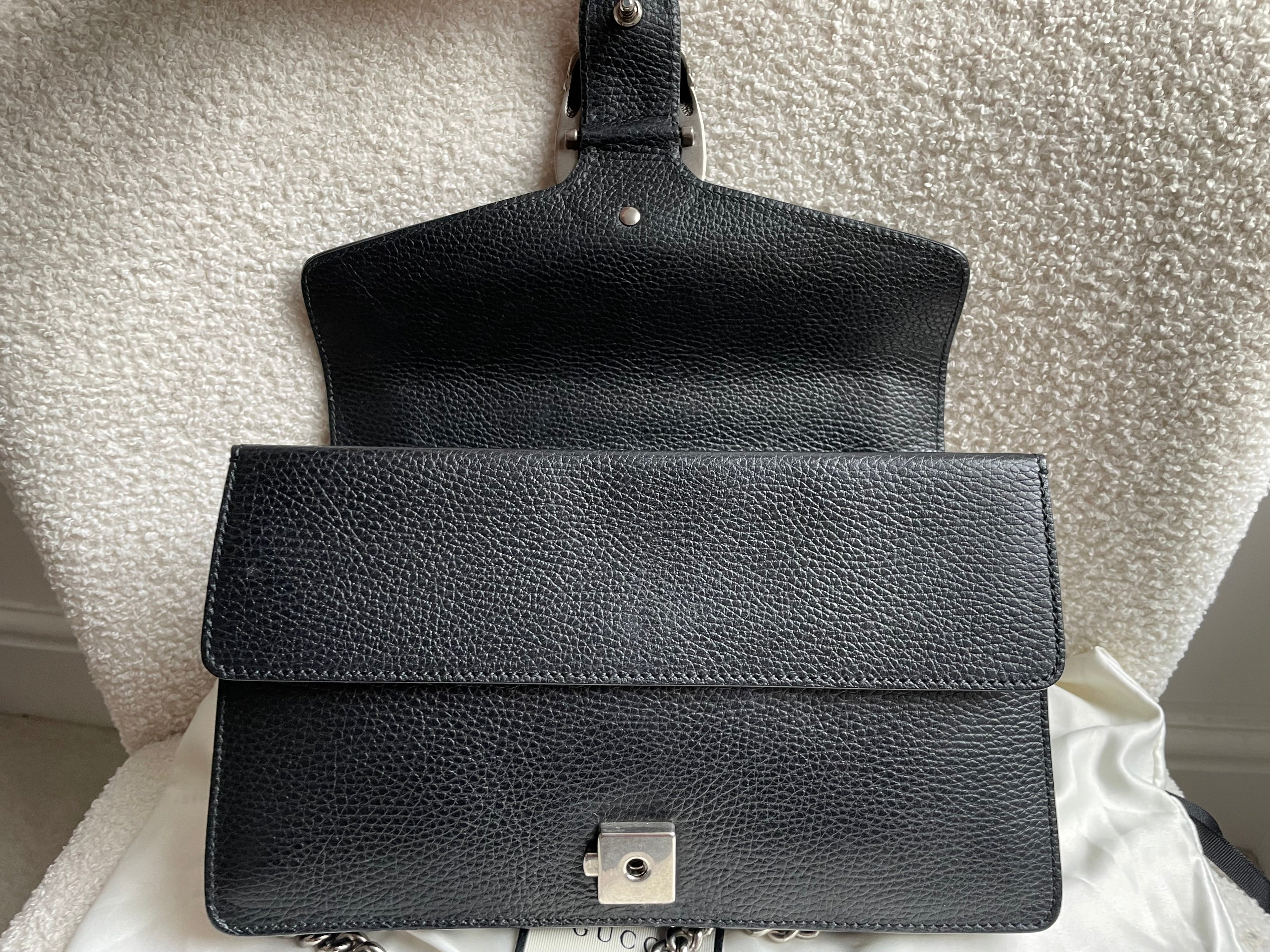 Gucci Dionysus GG Black Small Shoulder Bag (RRP £2,670)