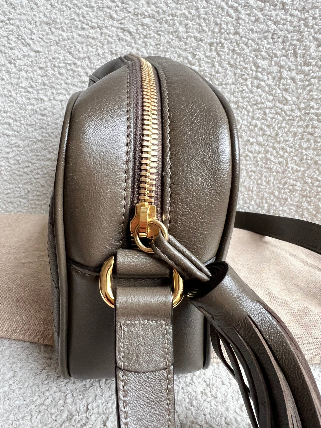 Gucci Khaki Small Blondie Shoulder Bag (RRP £1380)
