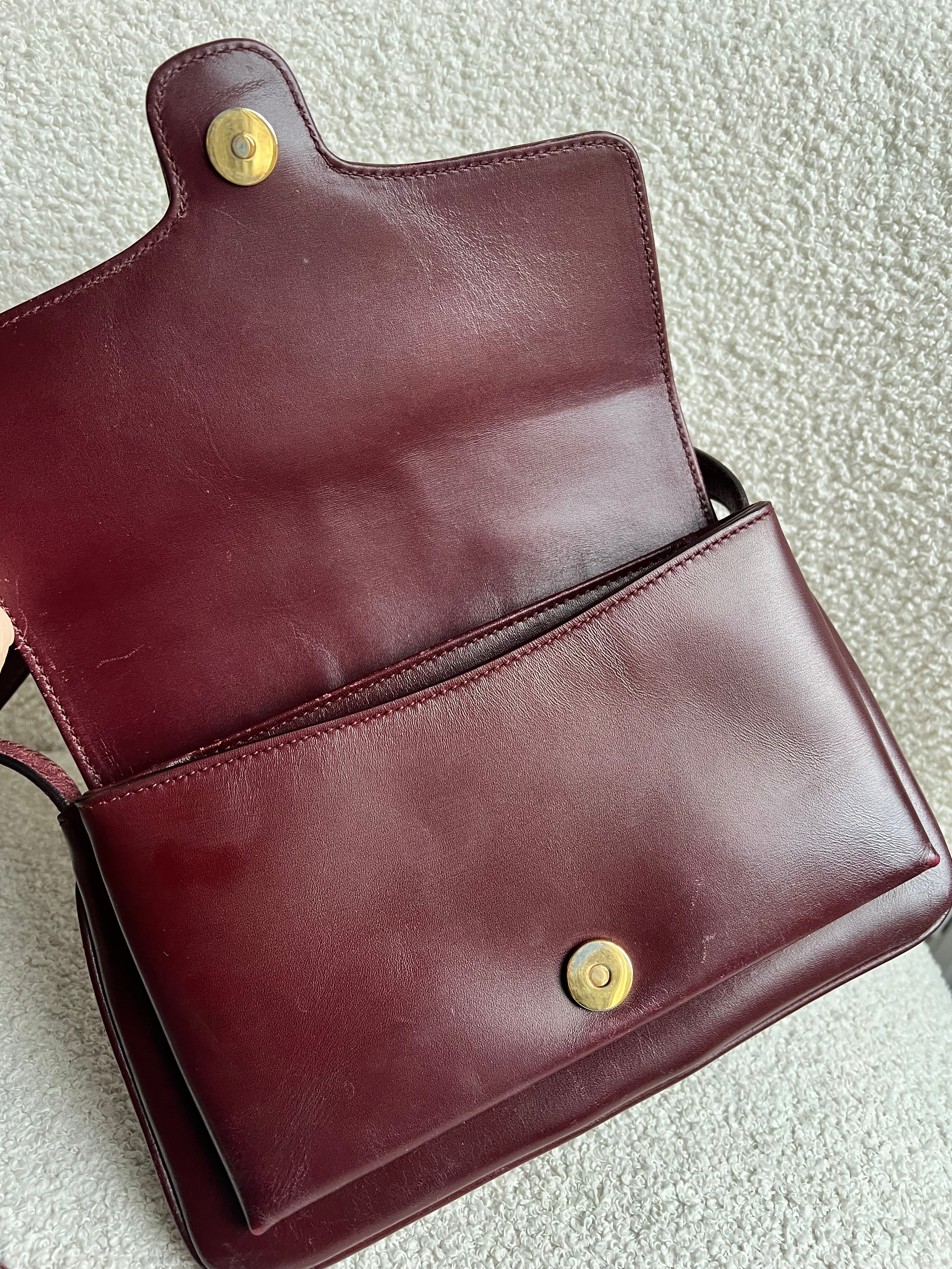 Gucci Burgundy Small Arli Shoulder Bag
