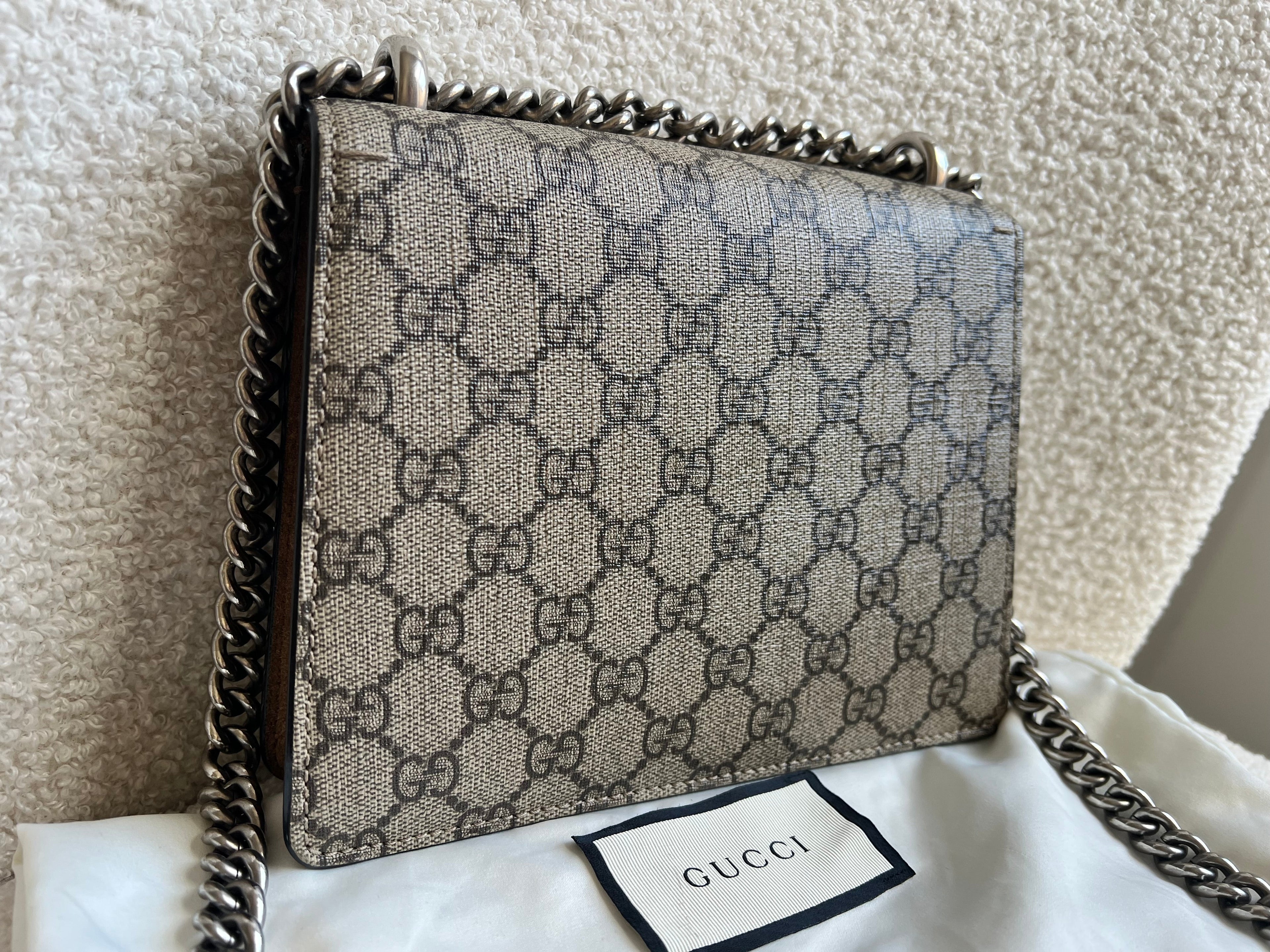 Gucci Dionysus GG Supreme Mini Shoulder Bag (RRP £1,890)