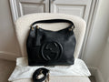 Gucci Soho Large Hobo in Black Pebbled Calfskin