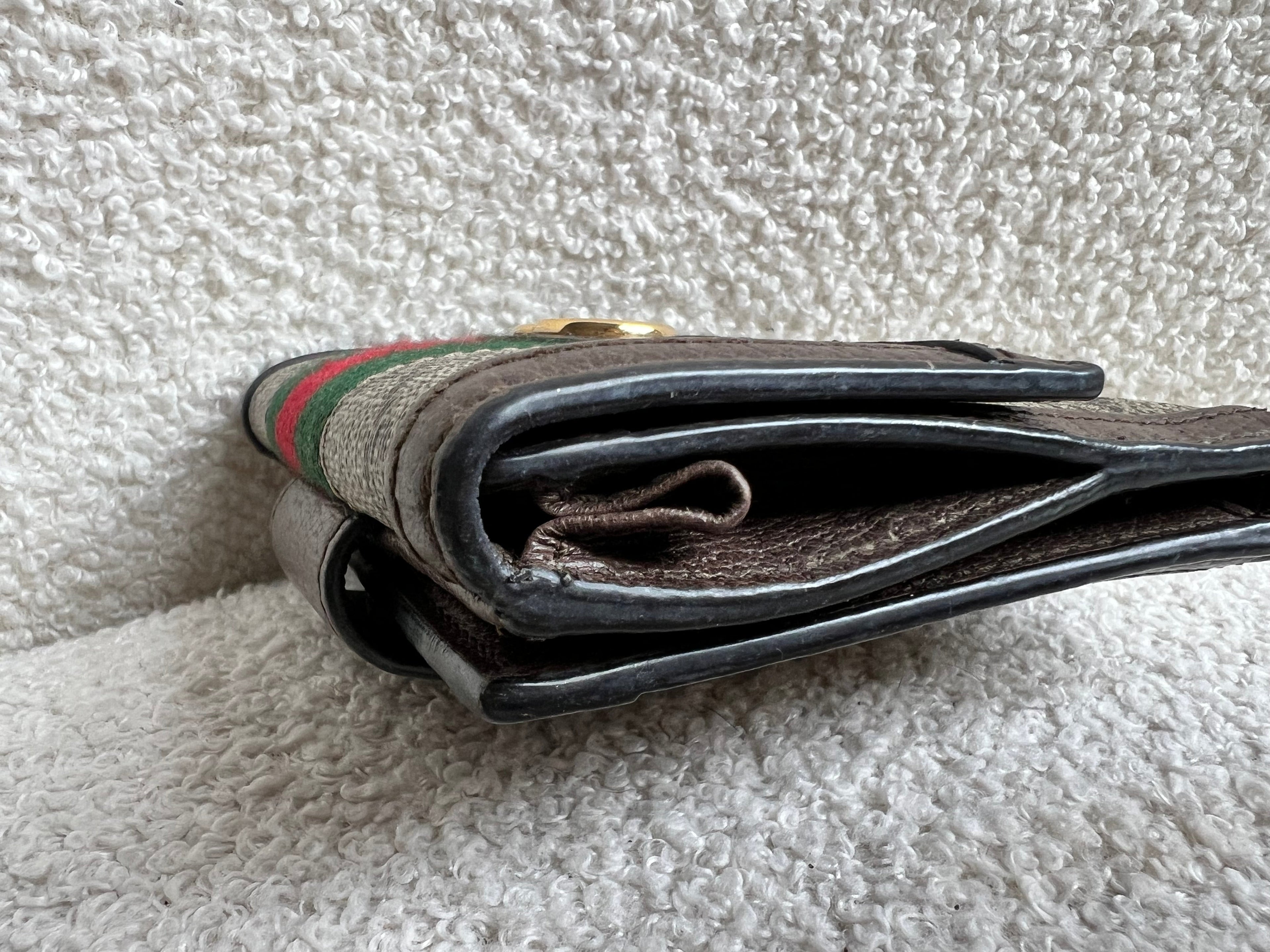 Gucci Ophidia Supreme French Small Wallet Purse