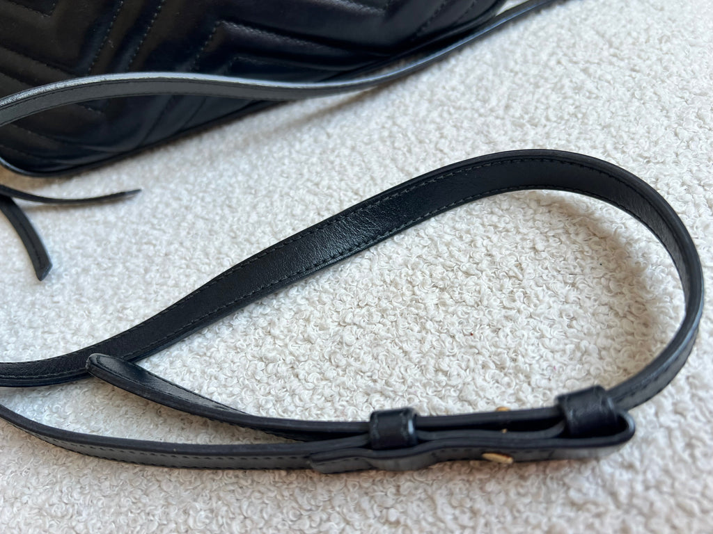 Gucci GG Black Marmont Small Shoulder Bag (RRP £1440)