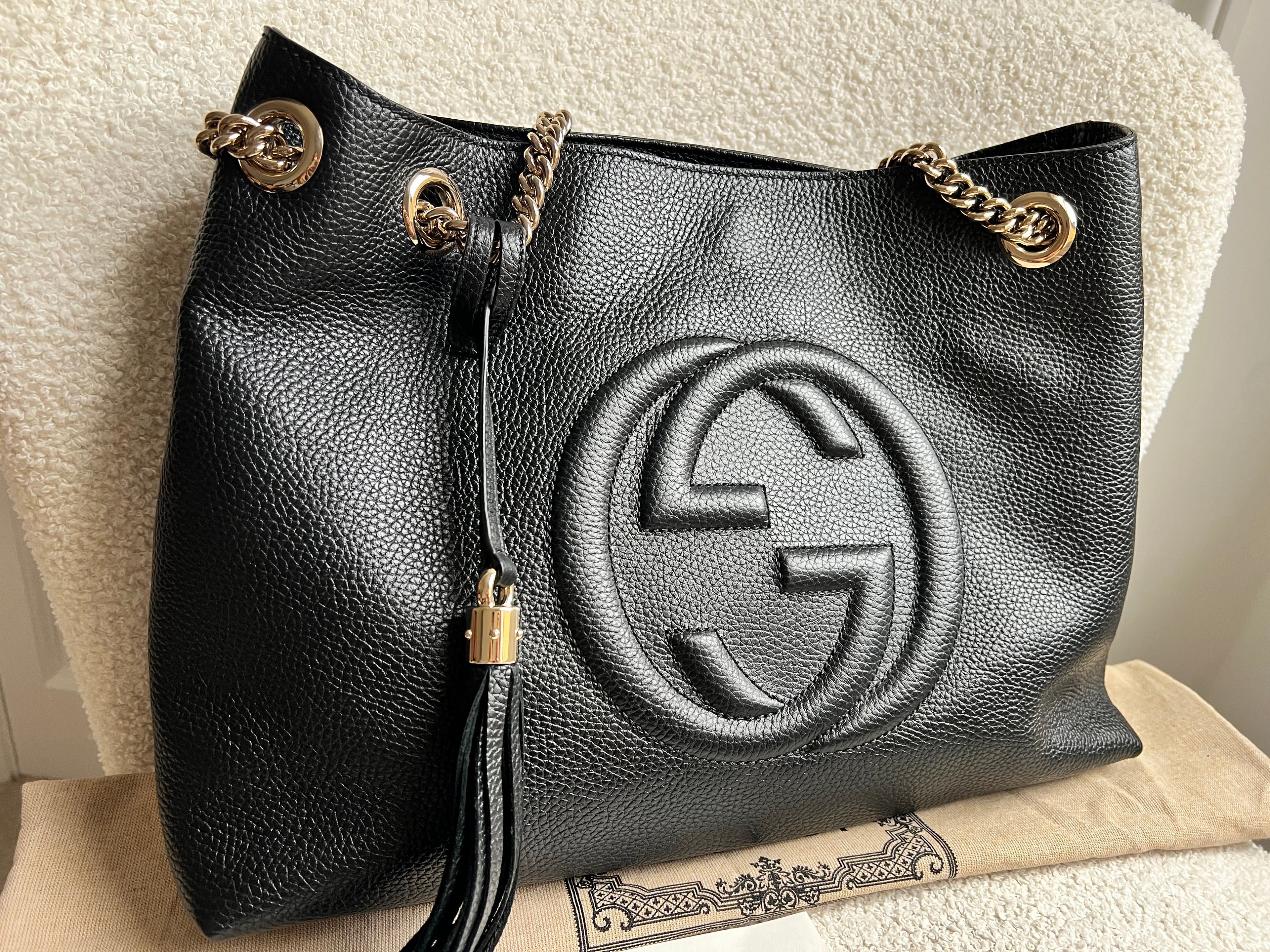 Gucci Black Soho Chain Tote (RRP £1350)