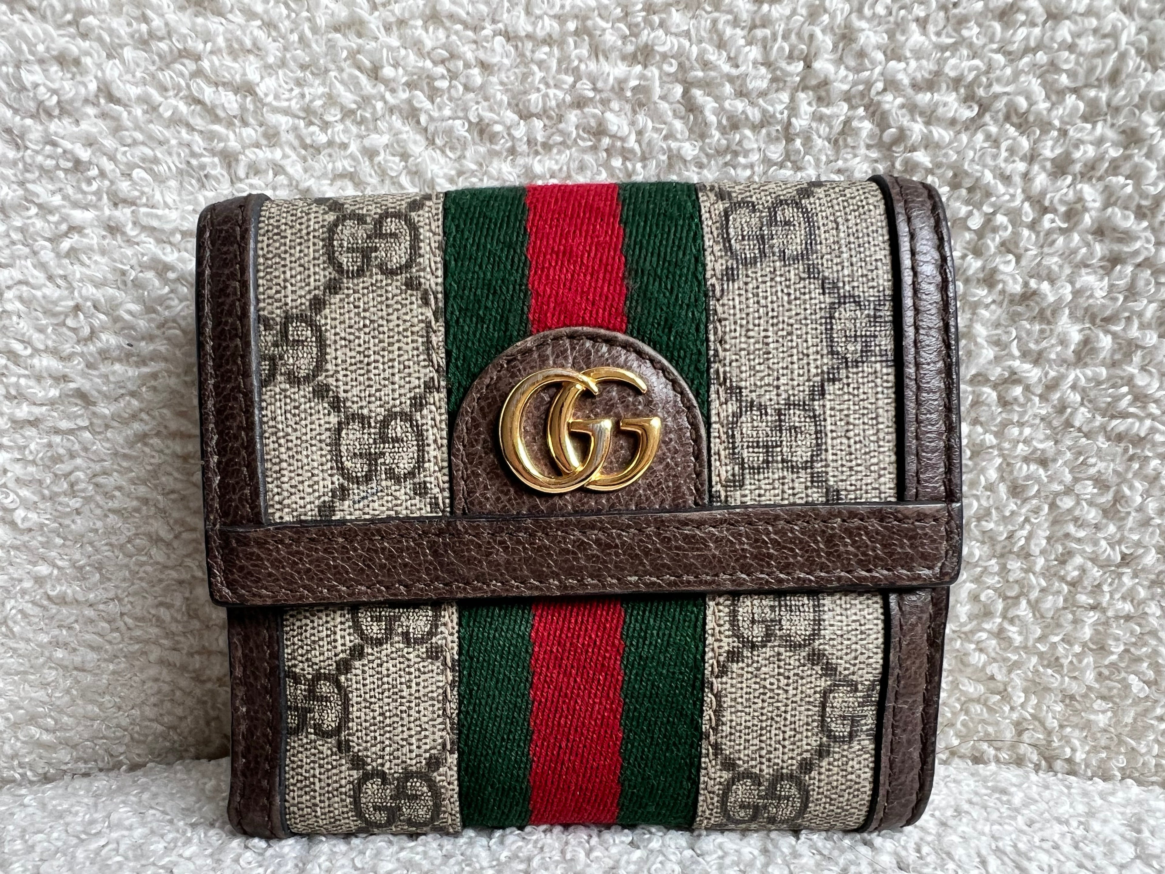 Gucci Ophidia Supreme French Small Wallet Purse