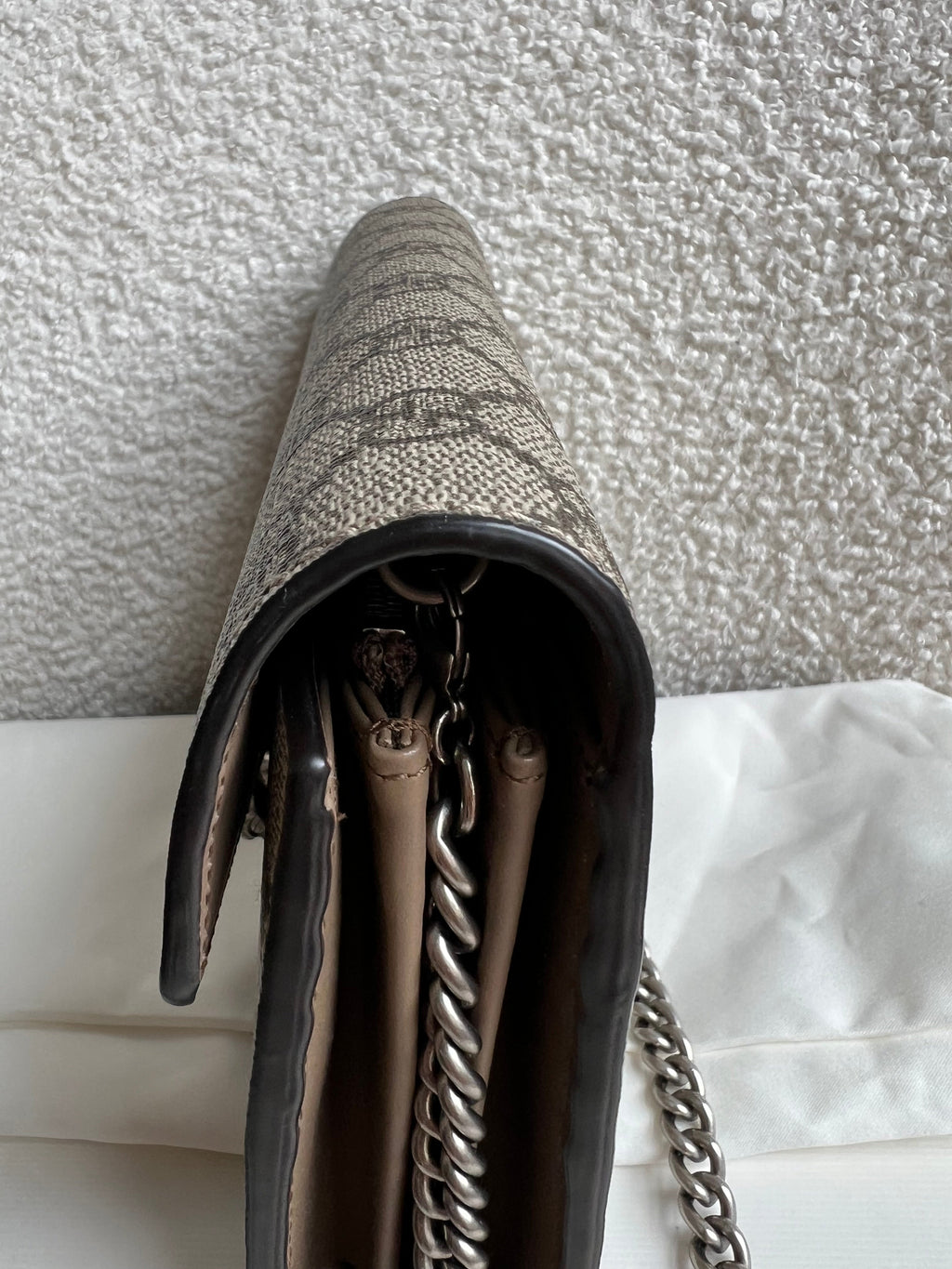 Gucci Dionysus GG Supreme Chain Wallet (RRP £1400)