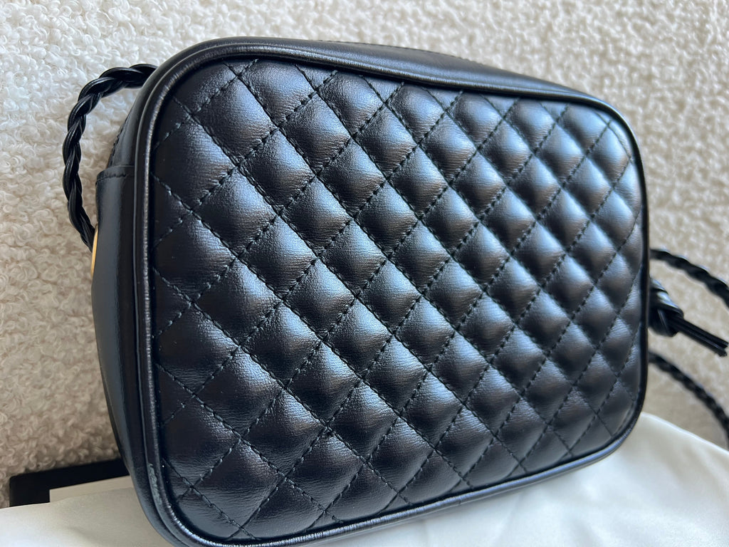 Gucci Mini Black Trapuntata Camera Bag
