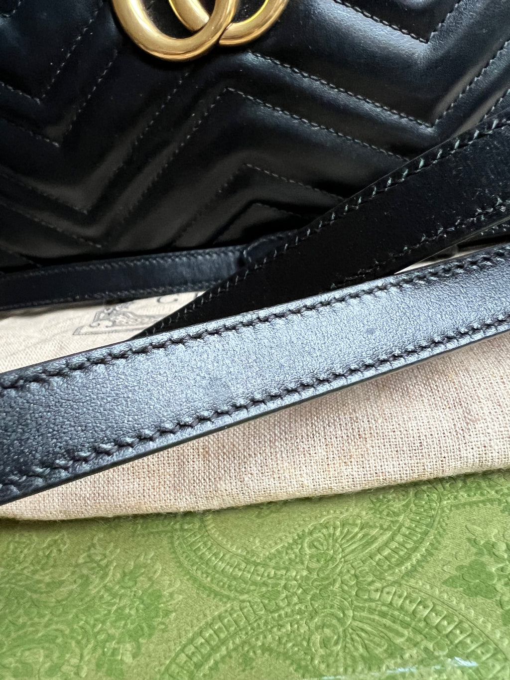 Gucci GG Black Marmont Small Shoulder Bag (RRP £1440)