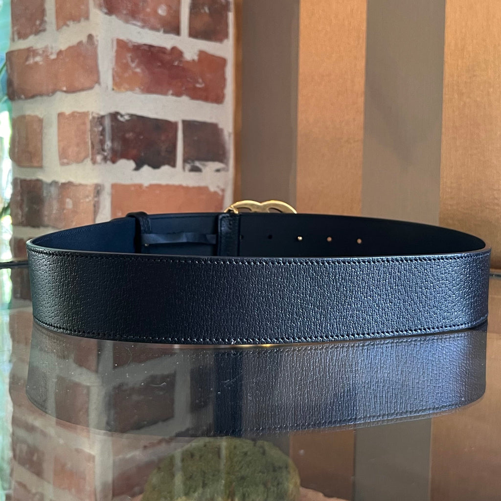 GUCCI GG Marmont Black Leather Belt SZ 85/34