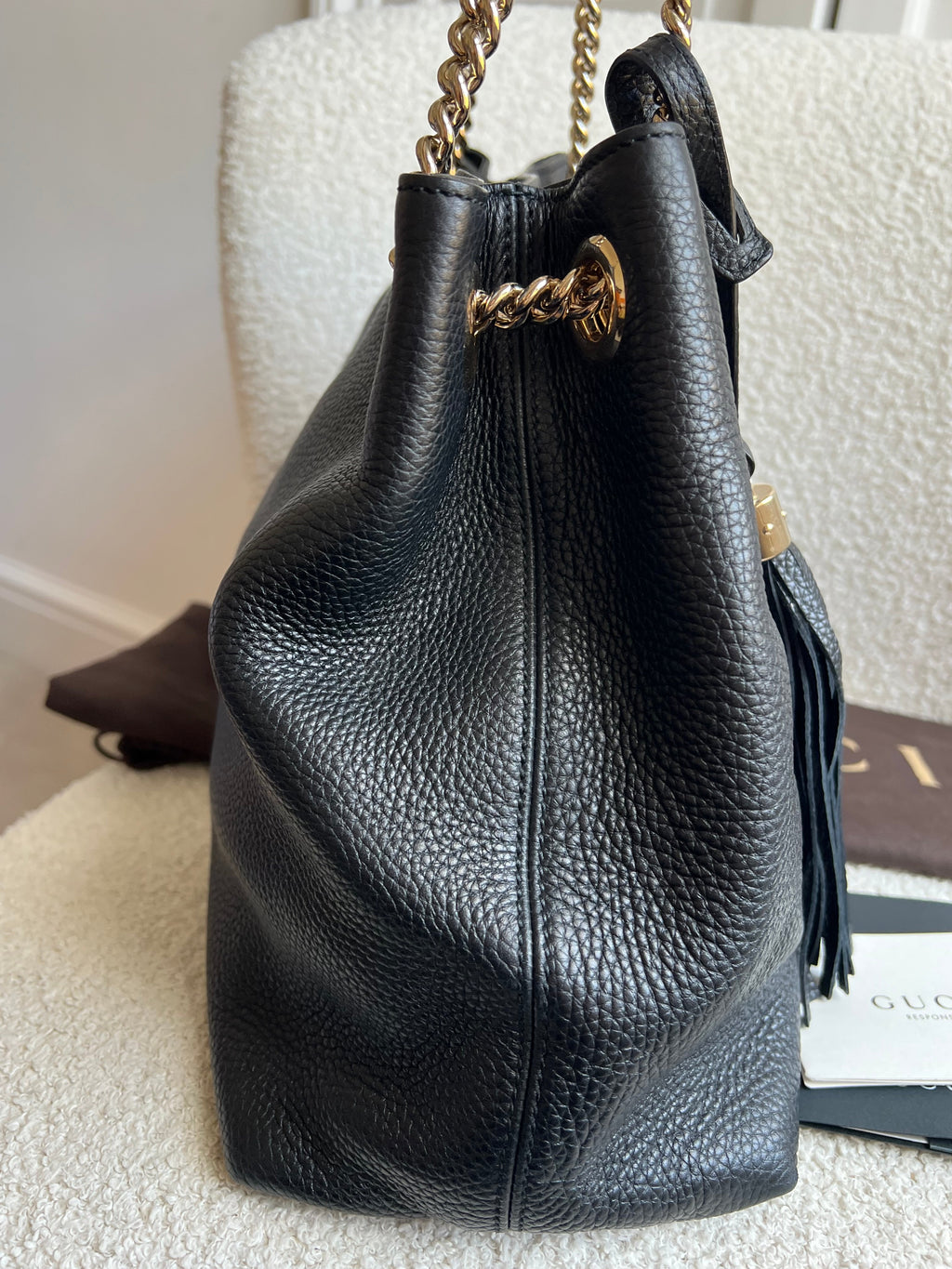 Gucci Black Soho Chain Tote (RRP £1350)