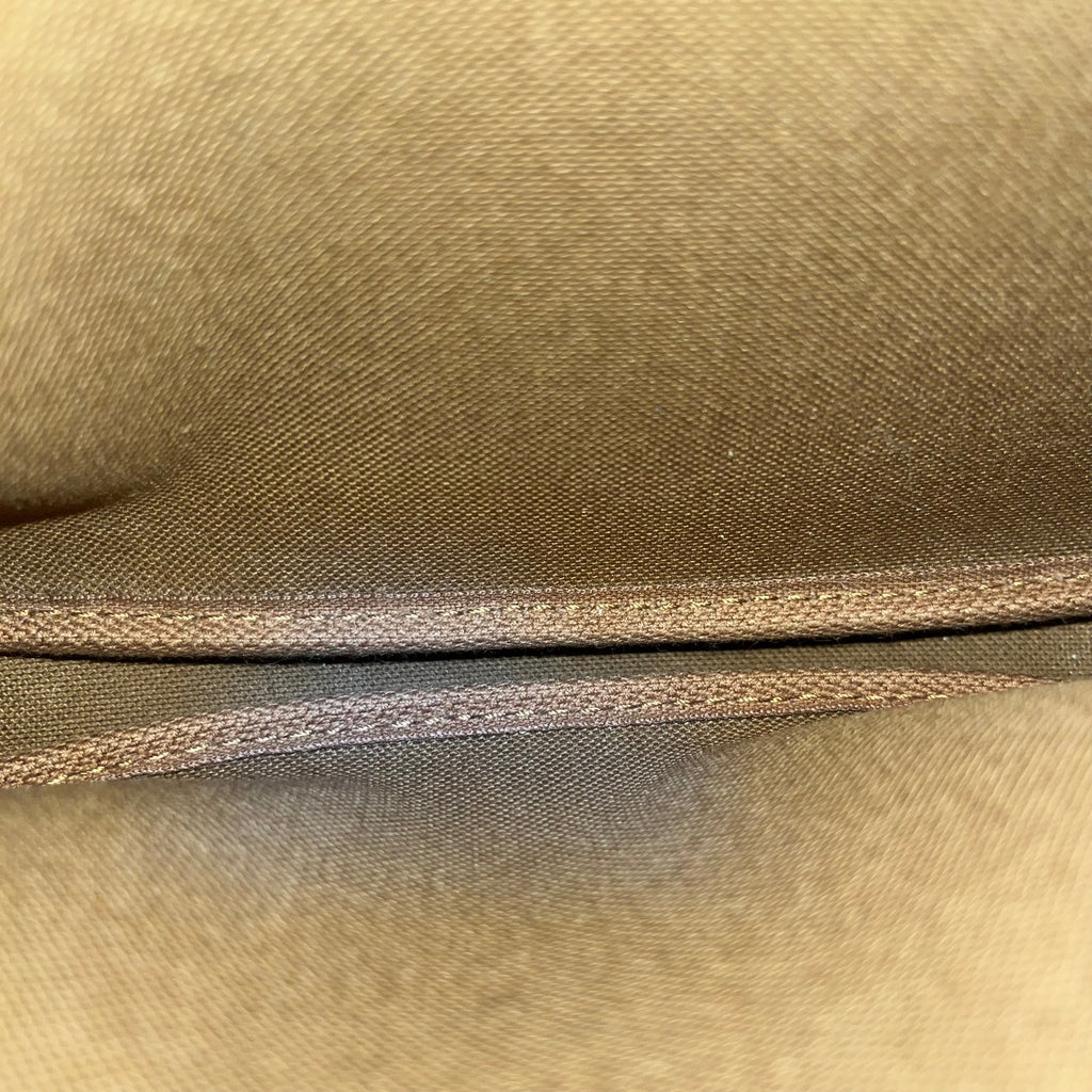 LOUIS VUITTON Multi Pochette Accessories Khaki Brown Monogram Coated Canvas Crossbody Bag