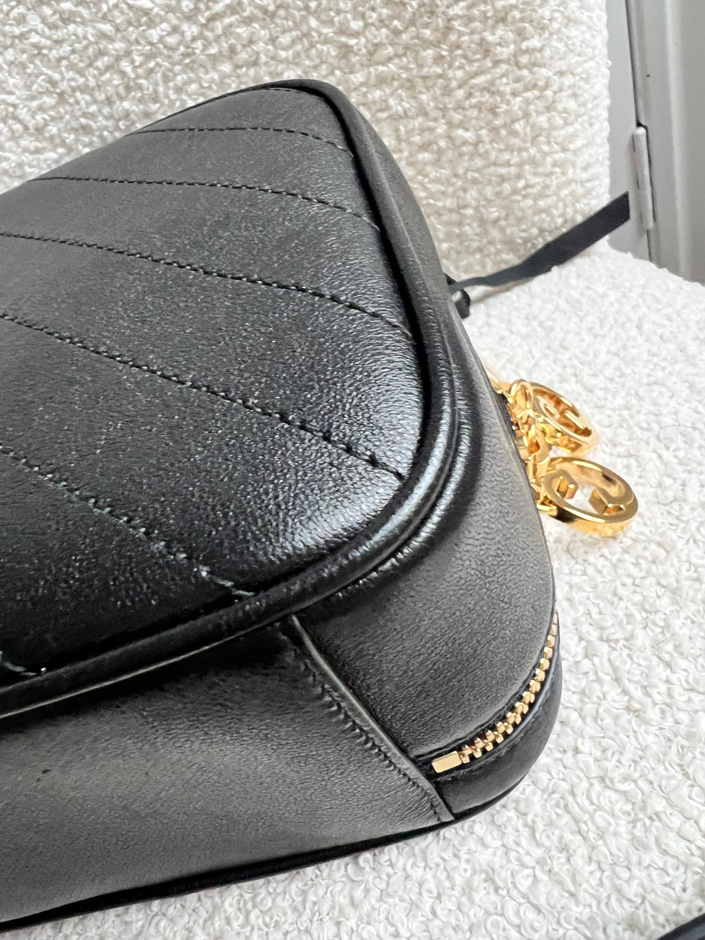 Gucci Black Small Top Handle Blondie Shoulder Bag (RRP £1870)