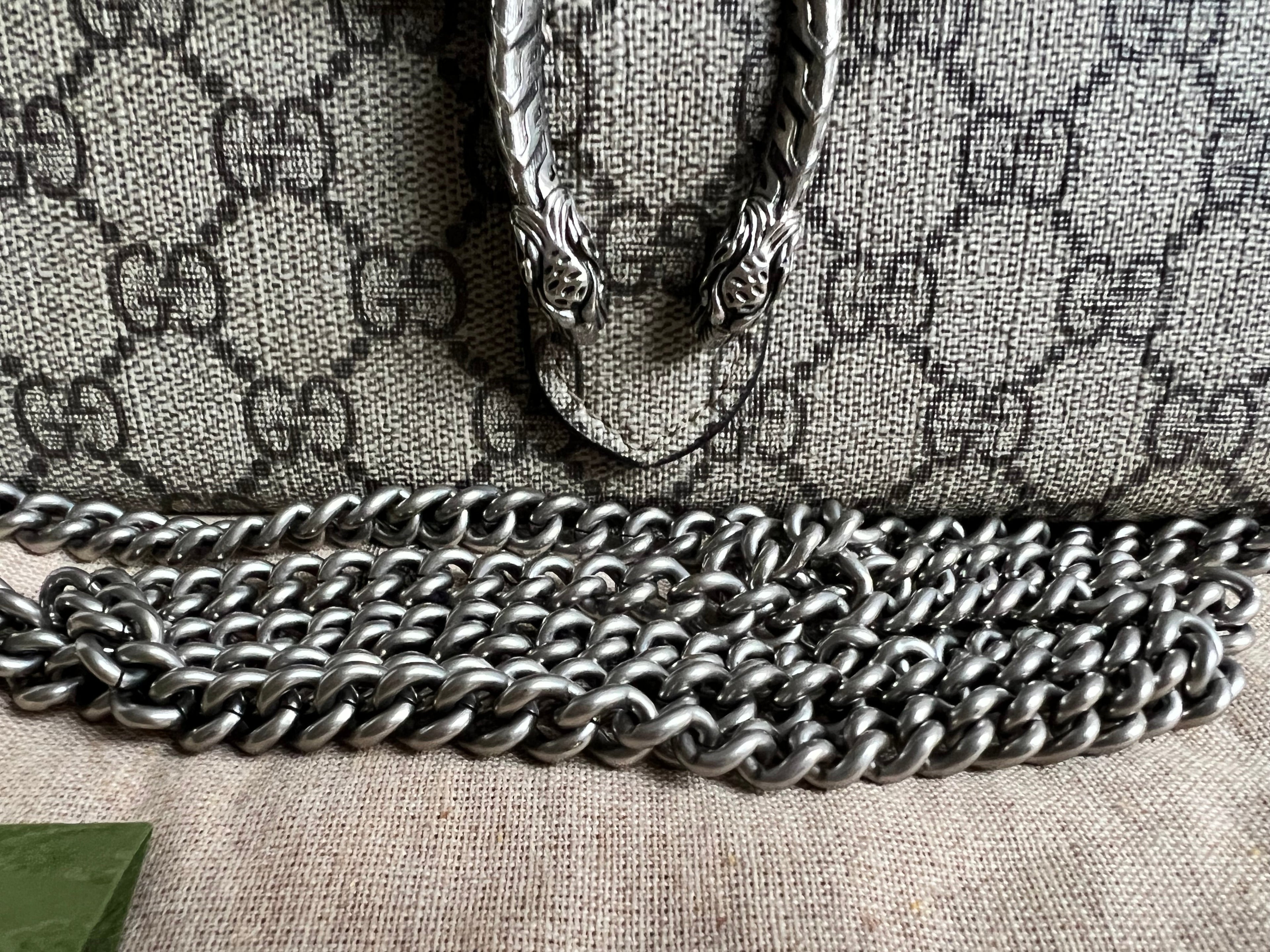 Gucci Dionysus GG Supreme Chain Wallet (RRP £1400)