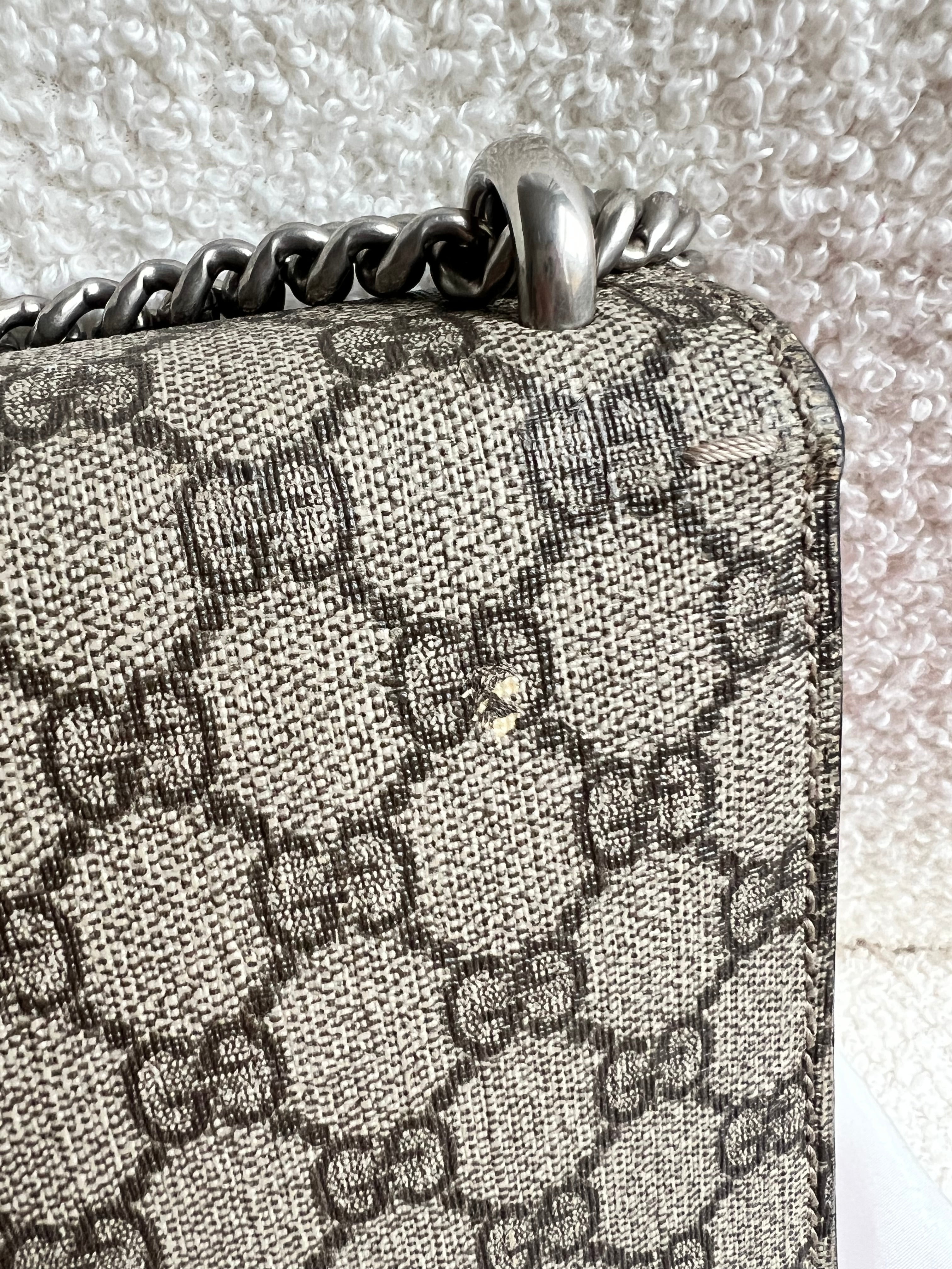 Gucci Dionysus GG Supreme Mini Shoulder Bag (RRP £1,700)