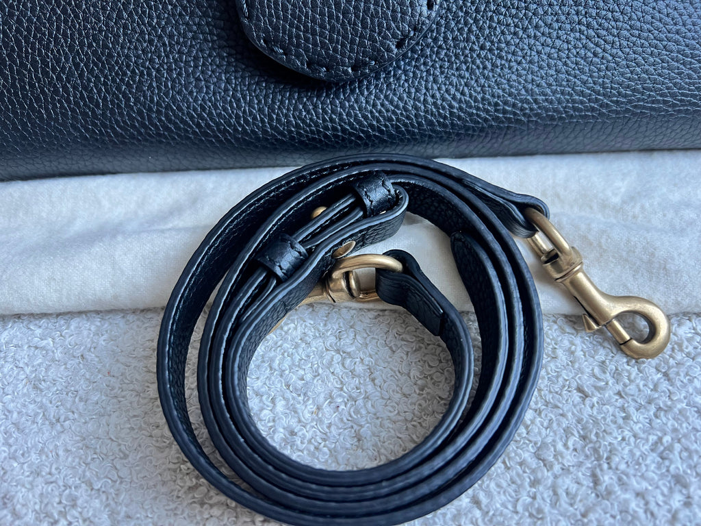 Gucci GG Black Medium Marmont Top Handle Bag