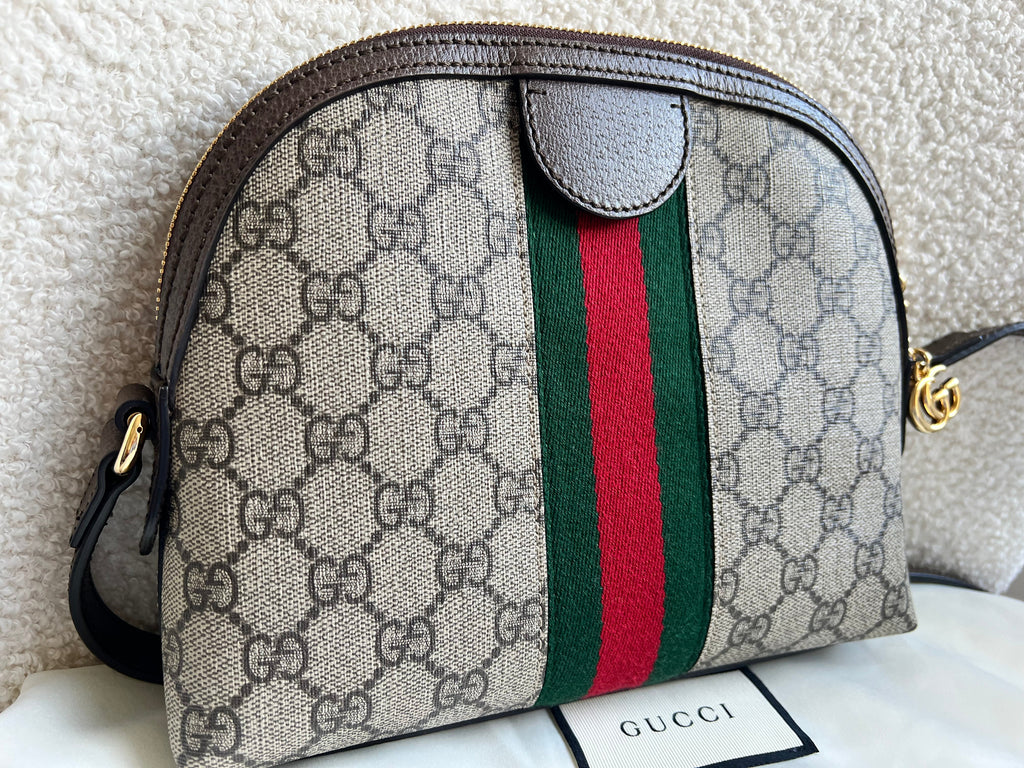 Gucci Ophidia GG Supreme Rounded Top Shoulder Bag (RRP £1,380)