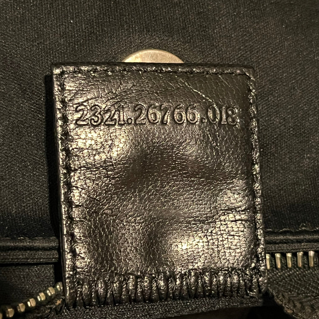 FENDI Black Nylon Vintage Shoulder Bag