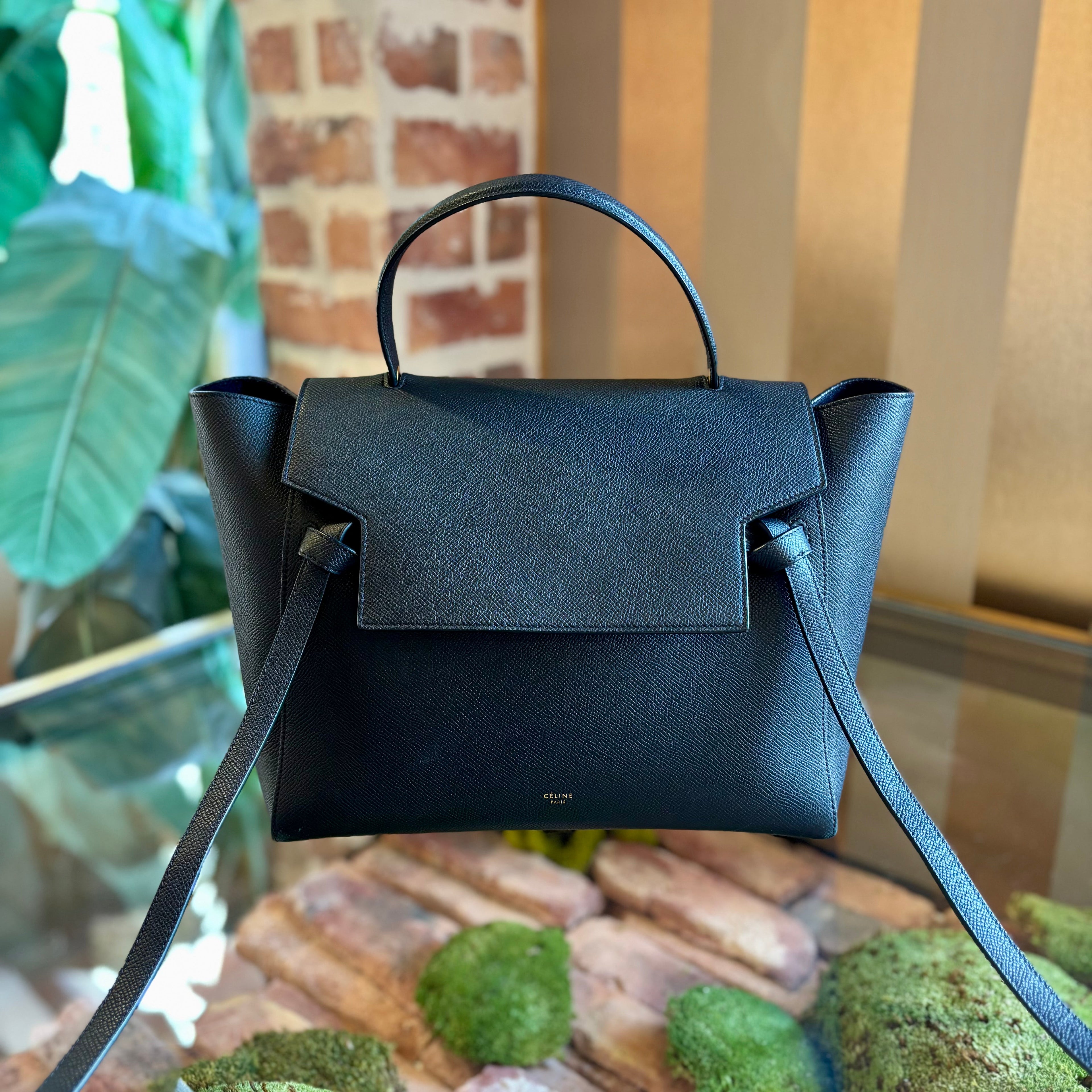 CELINE Black Belt Bag