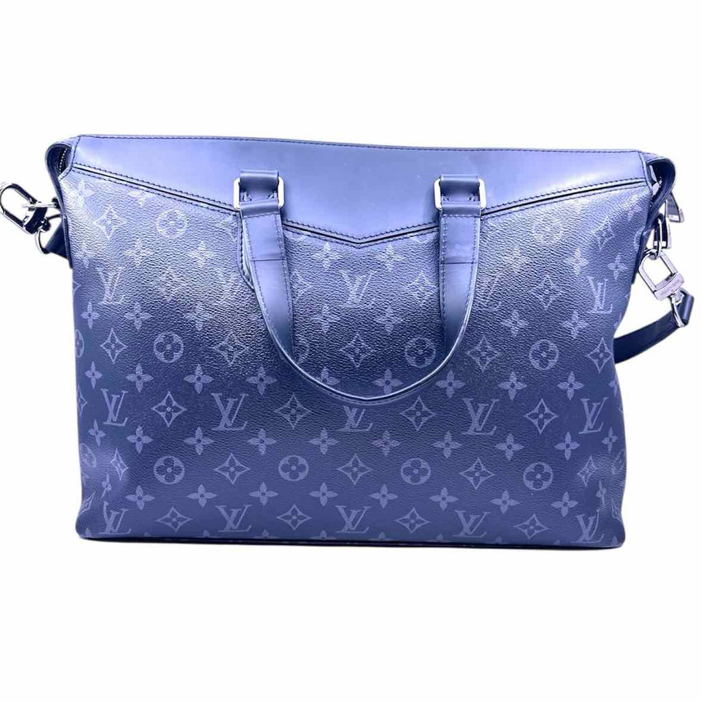 LOUIS VUITTON Black Monogram Briefcase