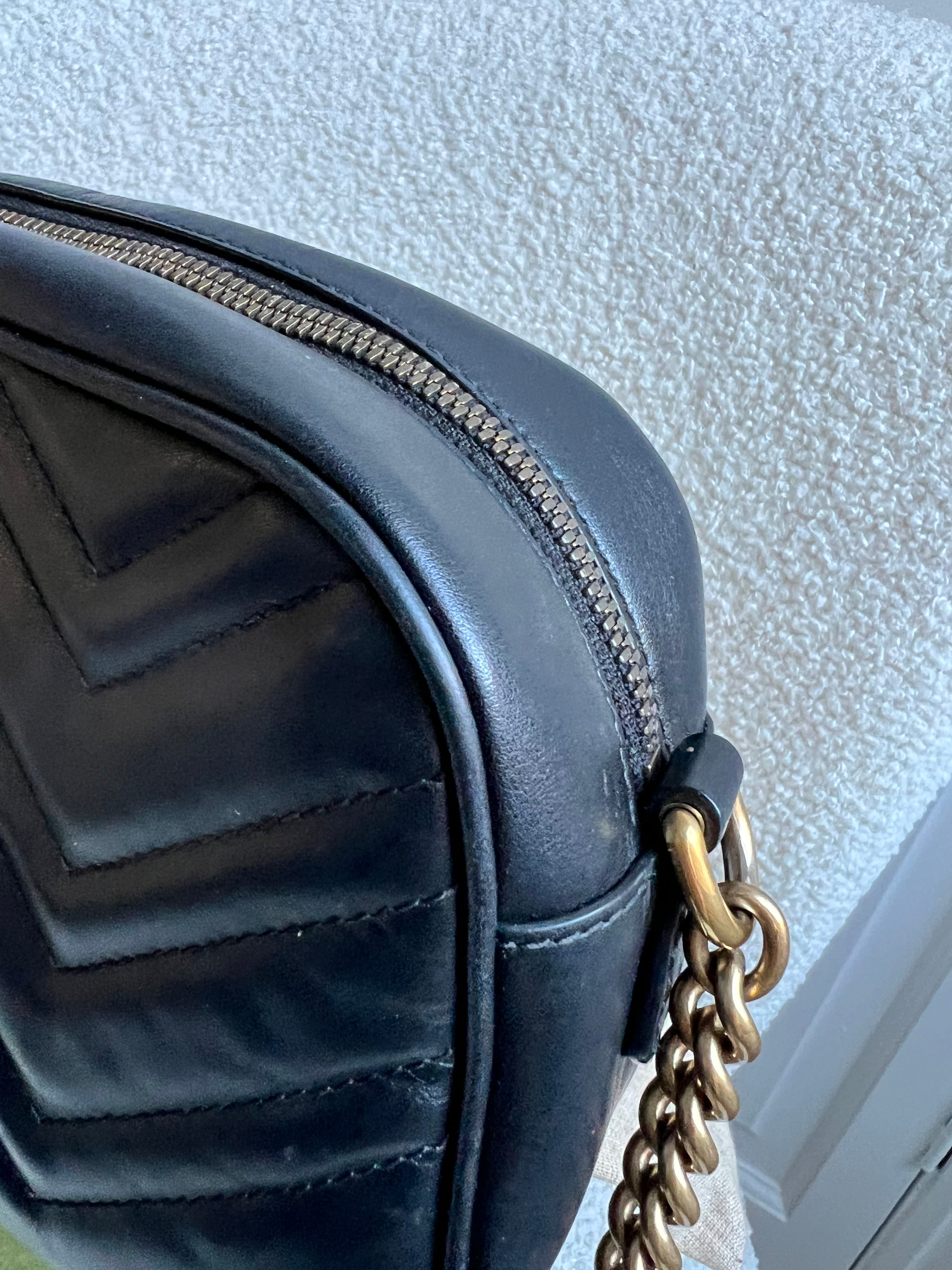 Gucci GG Black Marmont Small Shoulder Bag (RRP £1440)