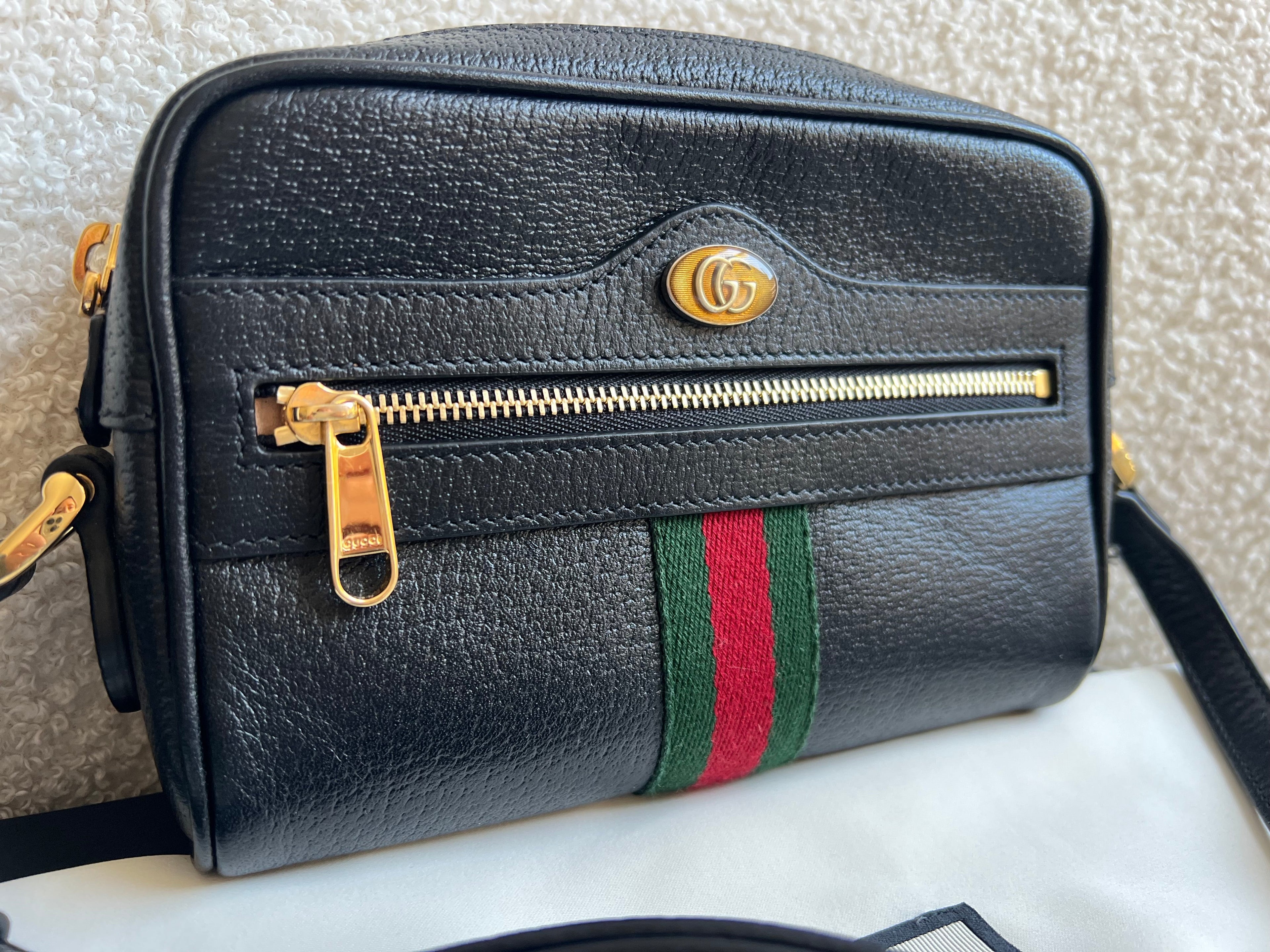Gucci GG Black Ophidia Mini Shoulder Bag