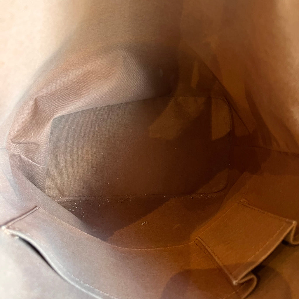 LOUIS VUITTON Lockit Vertical Brown Monogram Canvas Tote