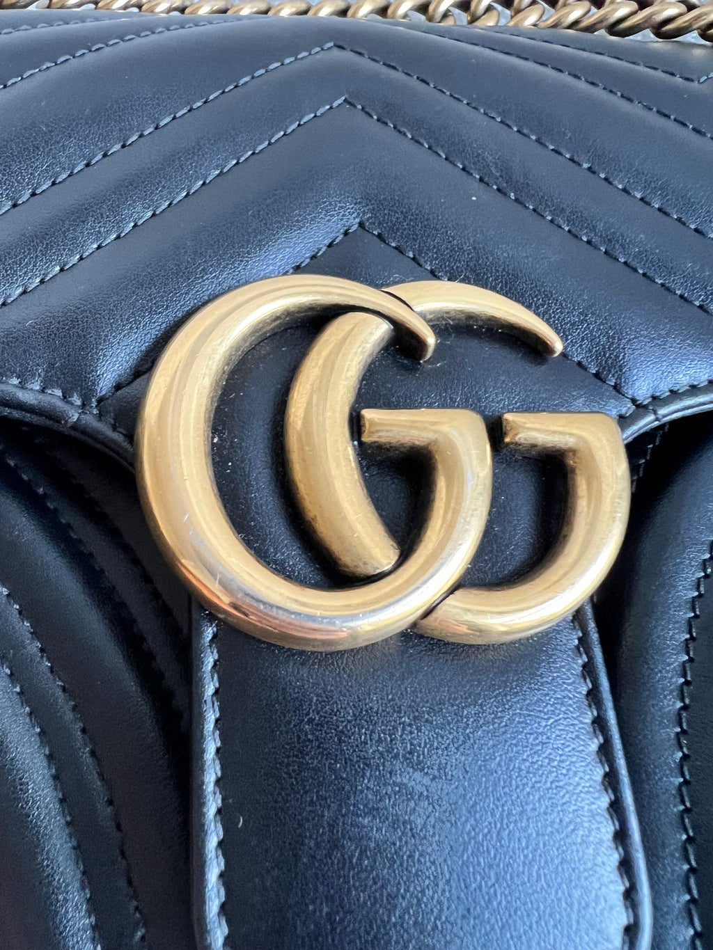 Gucci GG Black Marmont Small Shoulder Bag (RRP £2070)