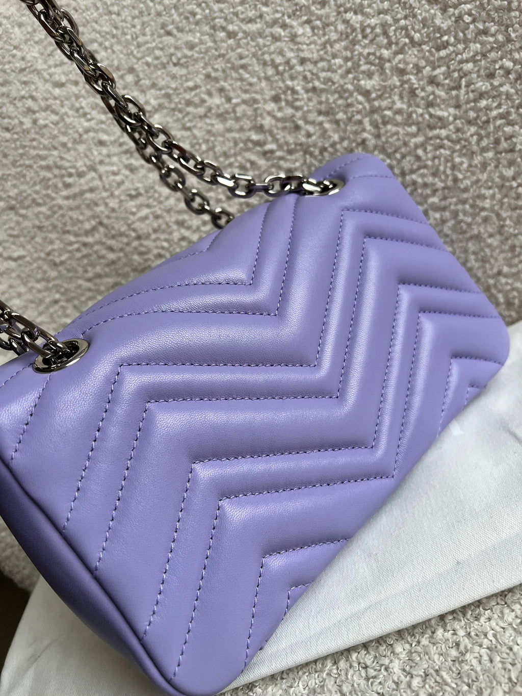 Gucci GG Purple Marmont Mini Shoulder Bag (RRP £1,890)