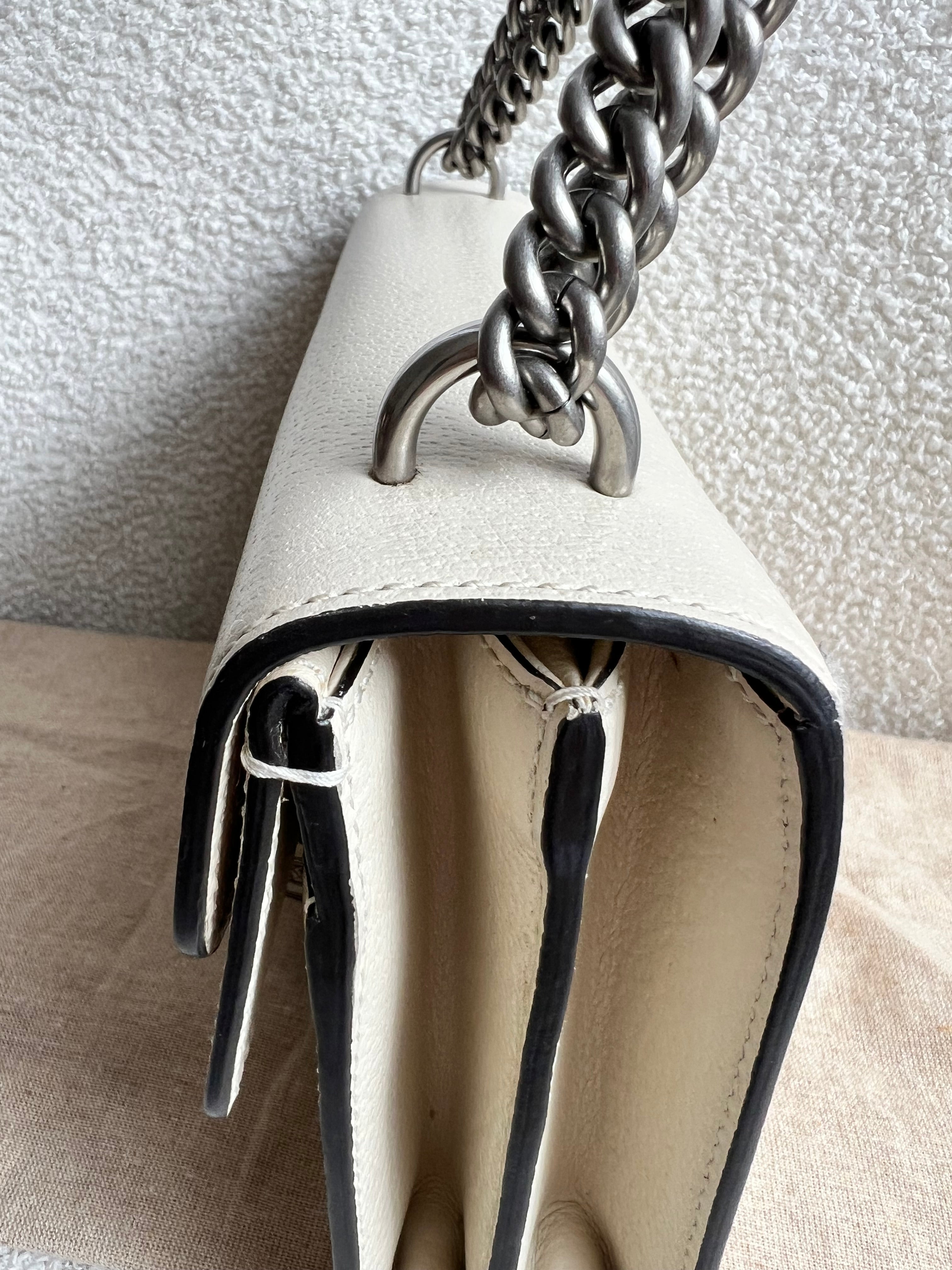 Gucci Dionysus GG White Small Shoulder Bag (RRP £2,670)