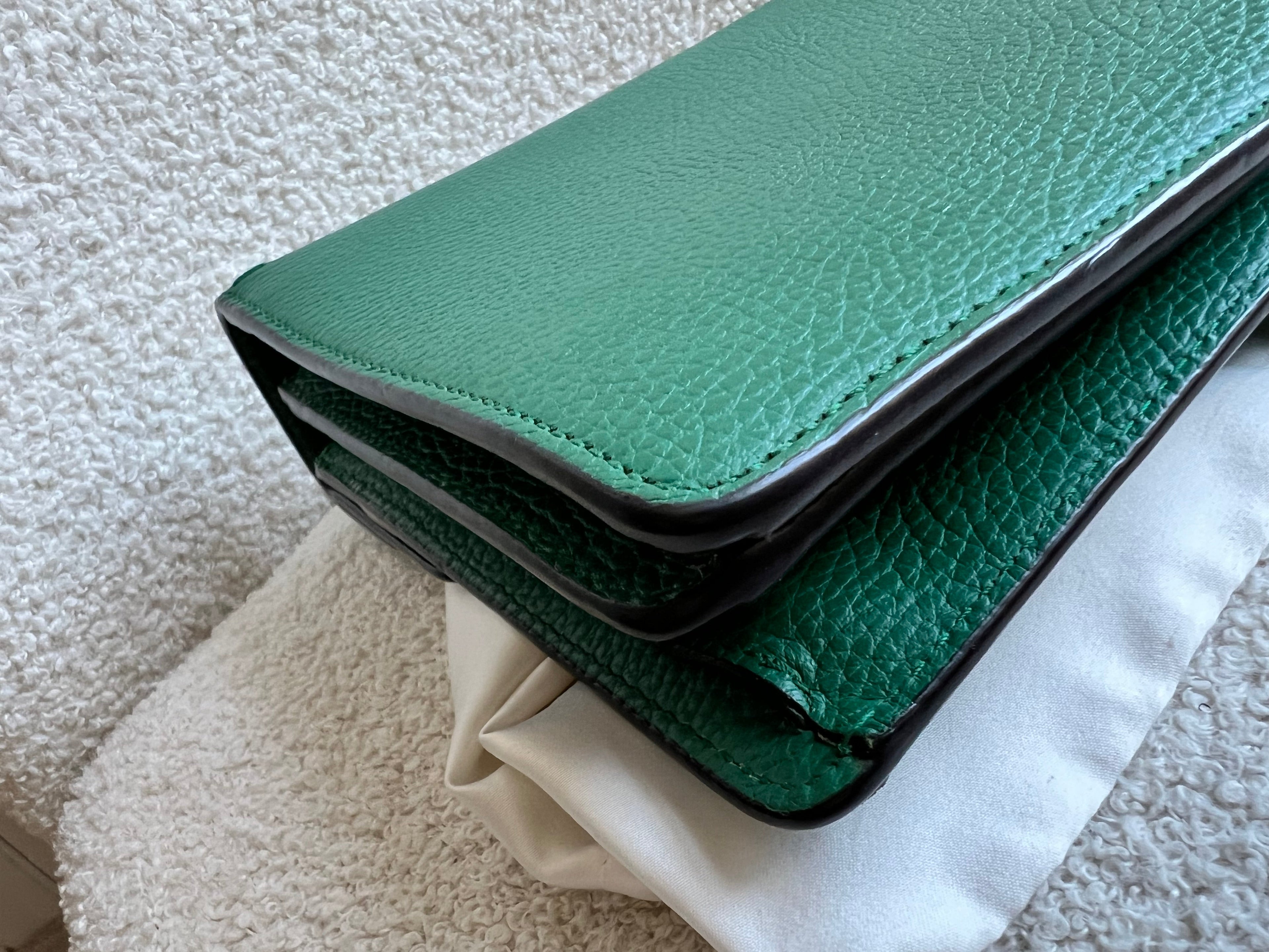 Gucci Dionysus GG Green Small Shoulder Bag (RRP £2,670)