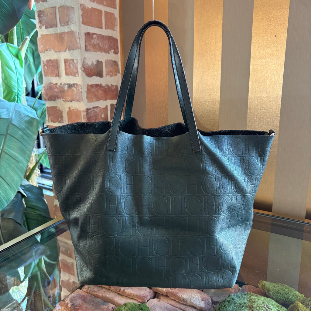 CAROLINA HERRERA CH Embossed Tote