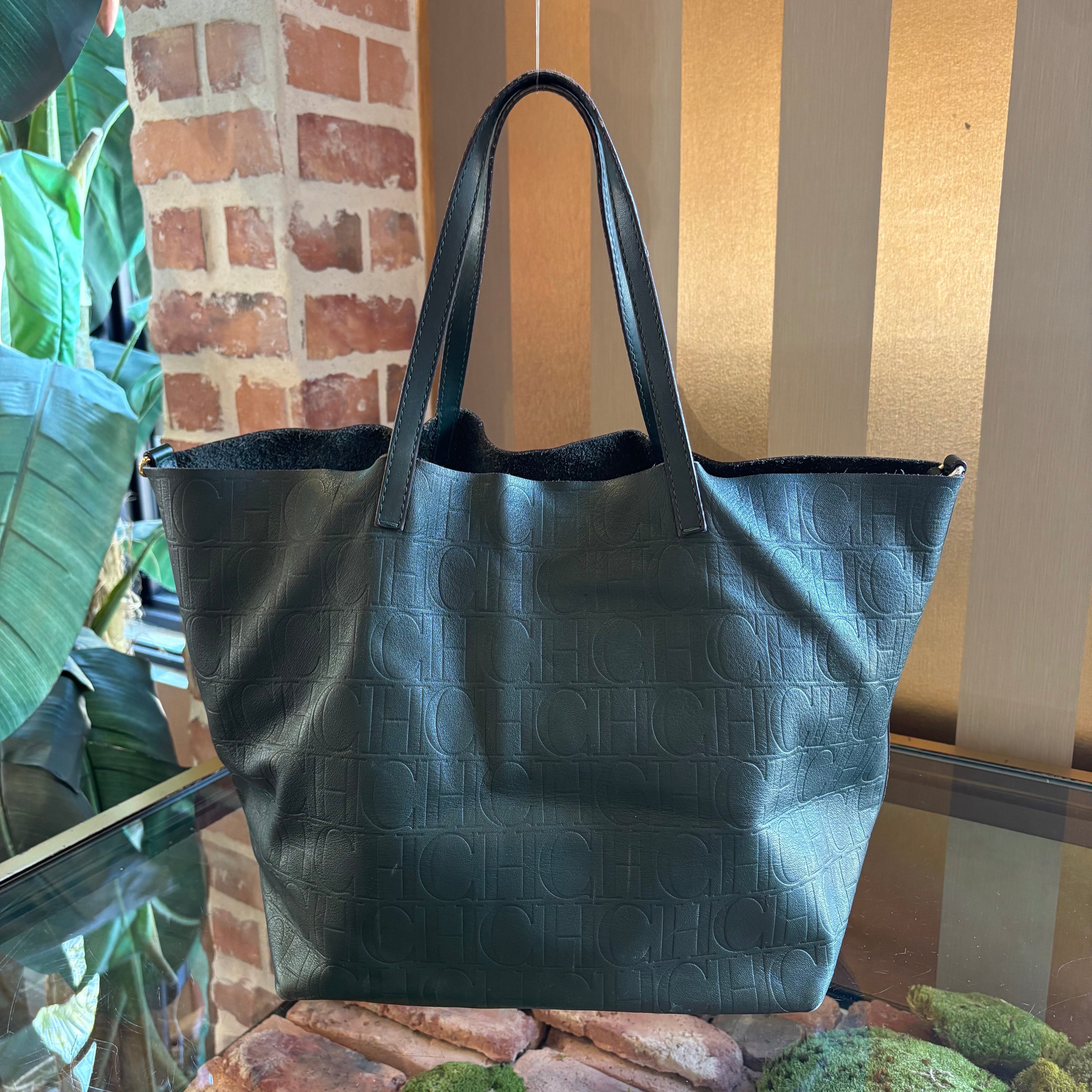CAROLINA HERRERA CH Embossed Tote