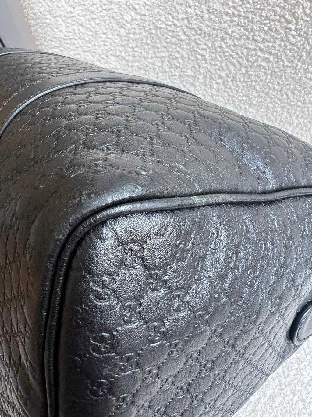 Gucci Black Guccissima Large Boston Joy (RRP £1250)