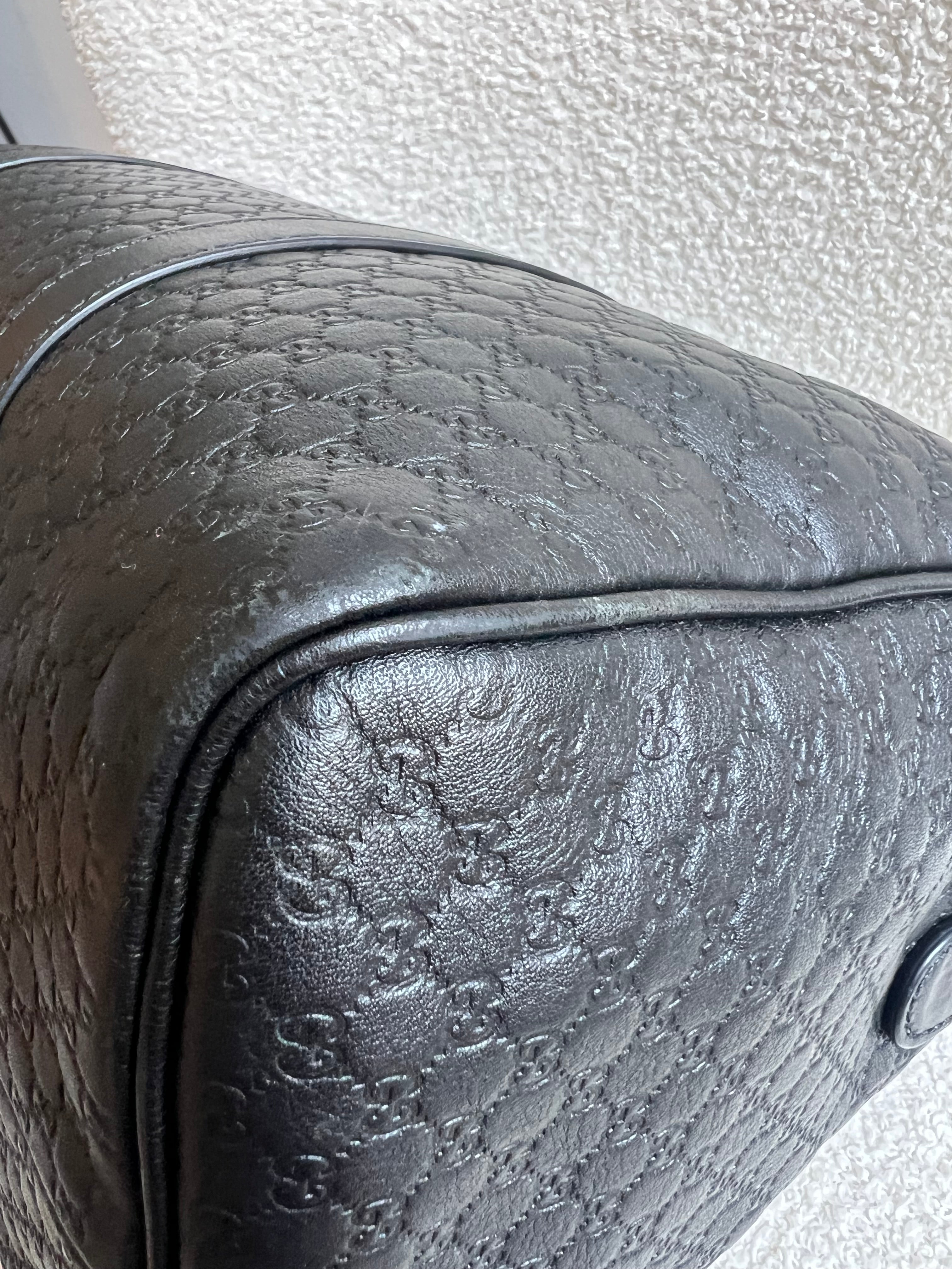 Gucci Black Guccissima Large Boston Joy (RRP £1250)