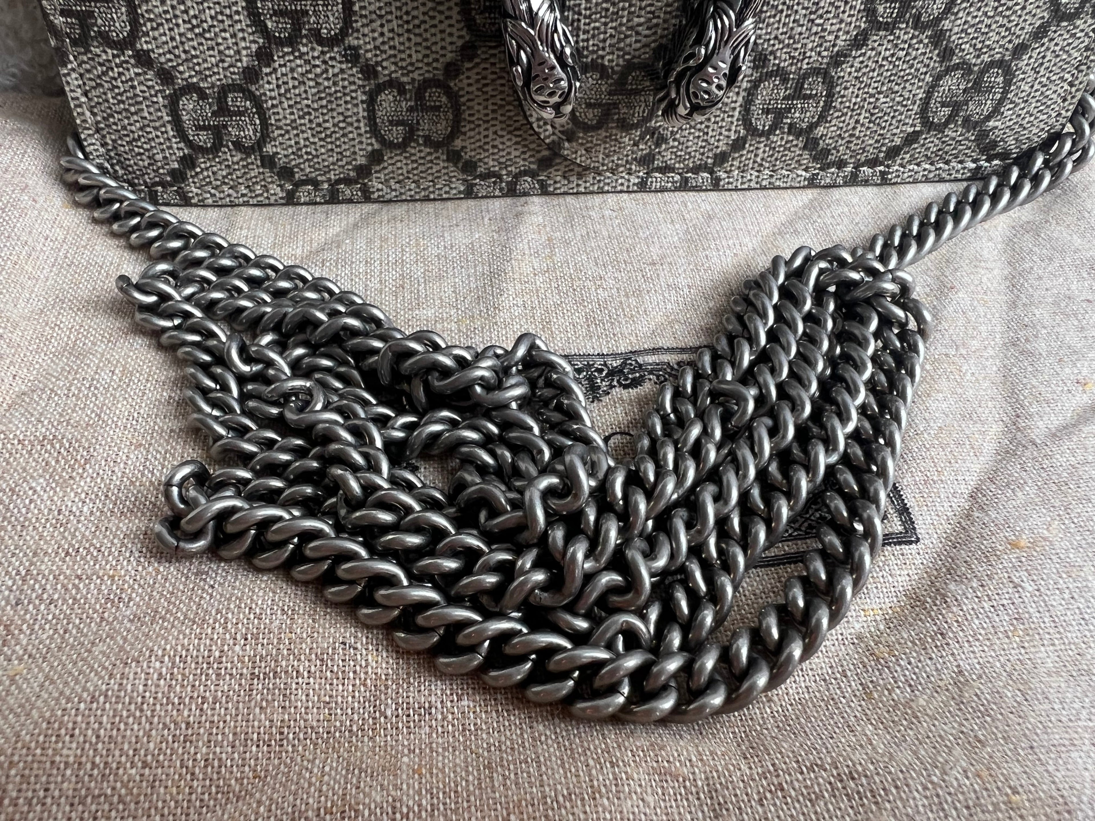 Gucci Dionysus GG Supreme Super Mini Shoulder Bag (RRP £890)