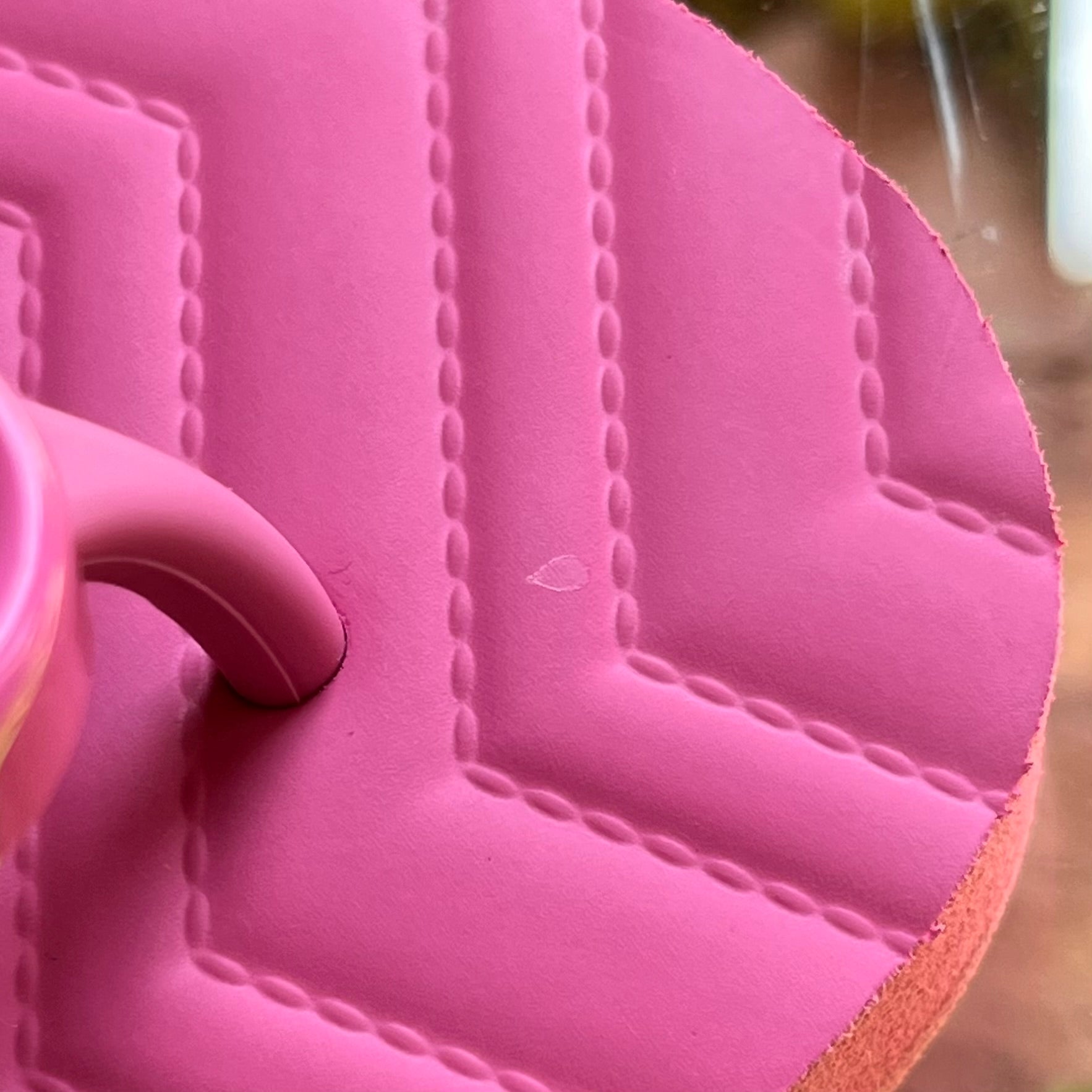 GUCCI GG Pink Marmont Rubber Flip Flops SZ 34 (US 4)