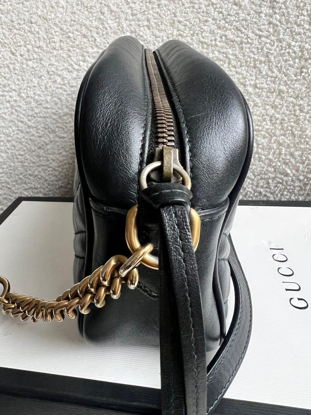 Gucci GG Black Marmont Small Shoulder Bag (RRP £1440)