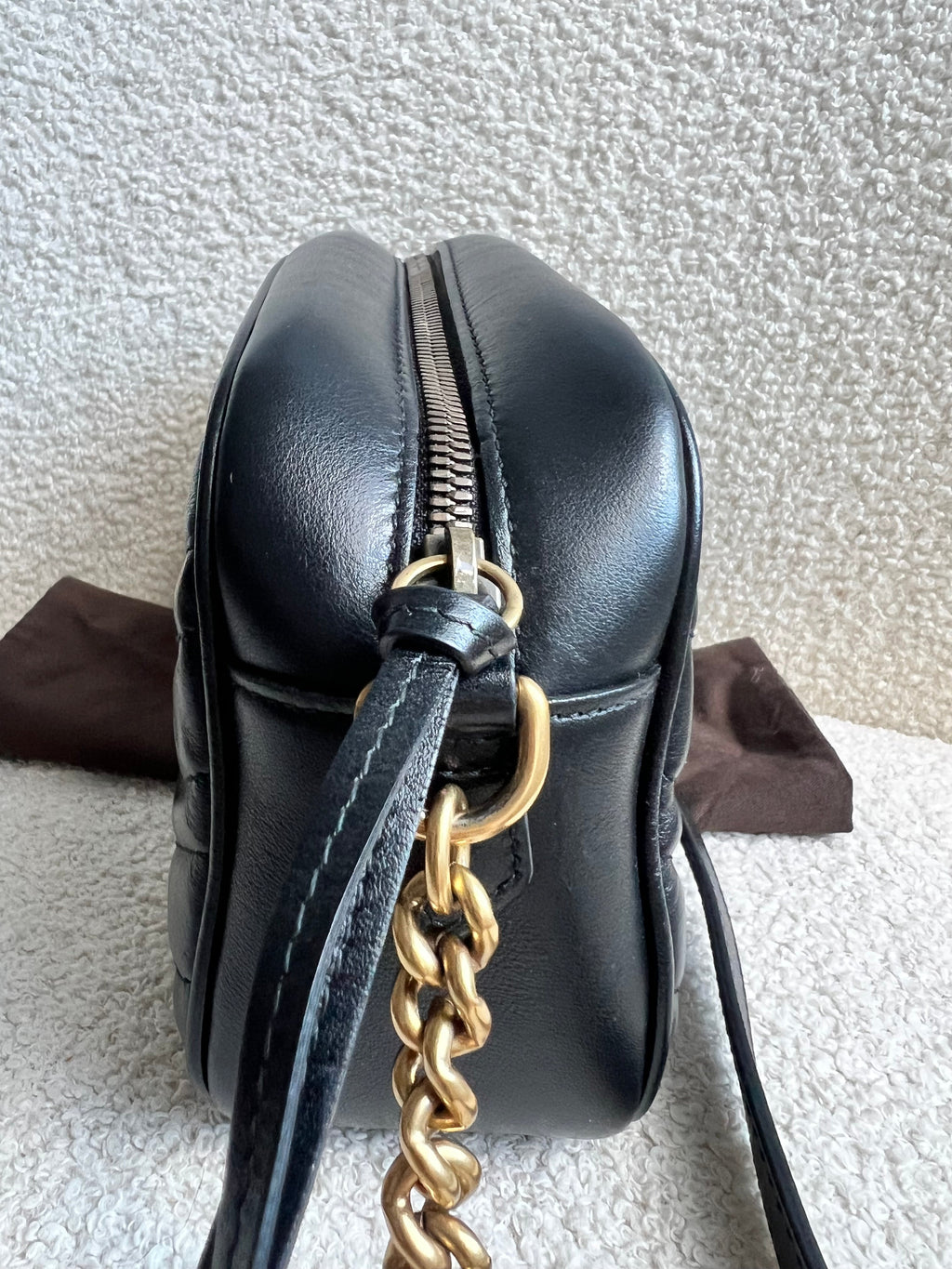 Gucci GG Black Marmont Small Shoulder Bag (RRP £1440)