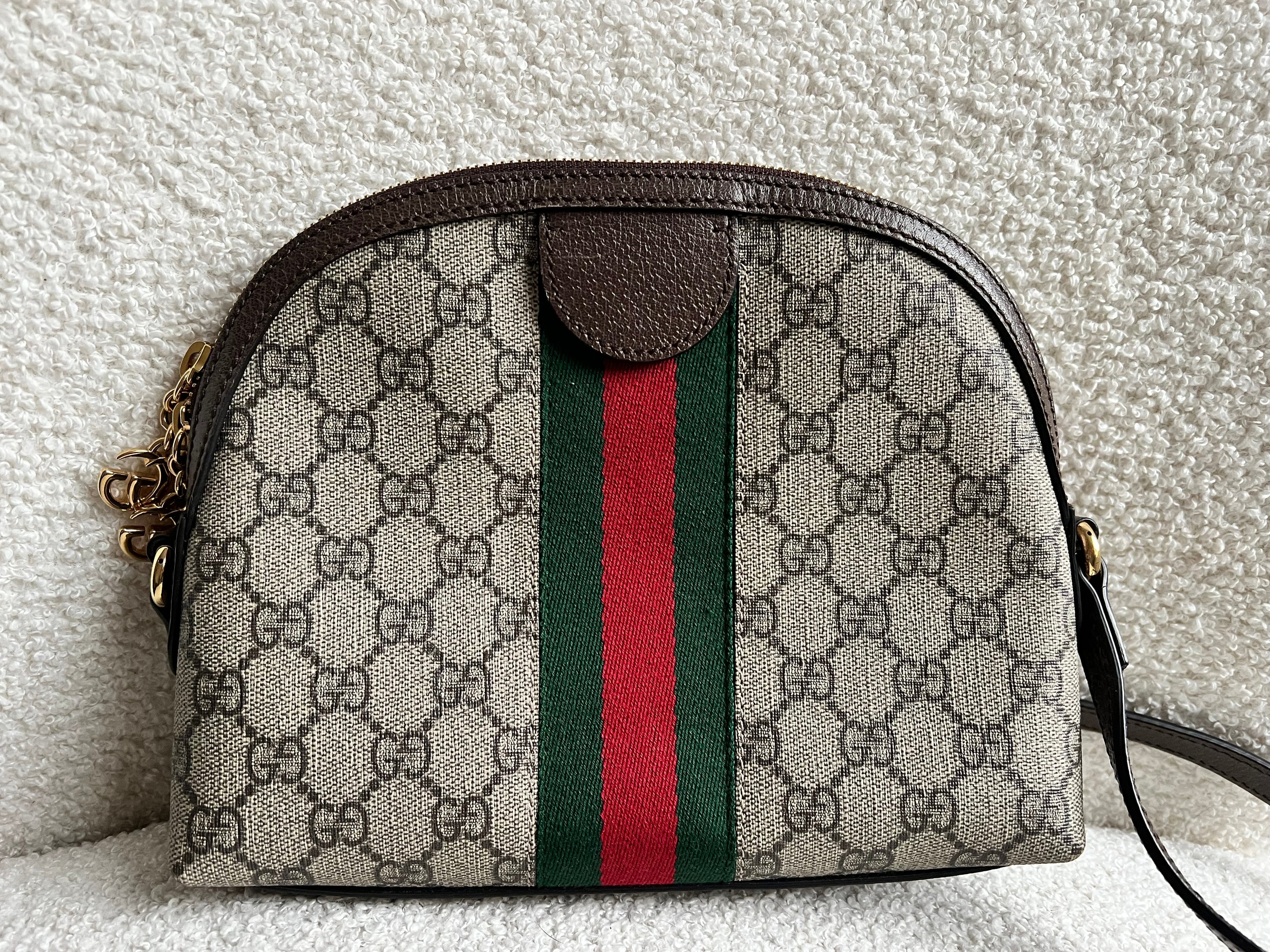 Gucci Ophidia GG Supreme Rounded Top Shoulder Bag (RRP £1,380)