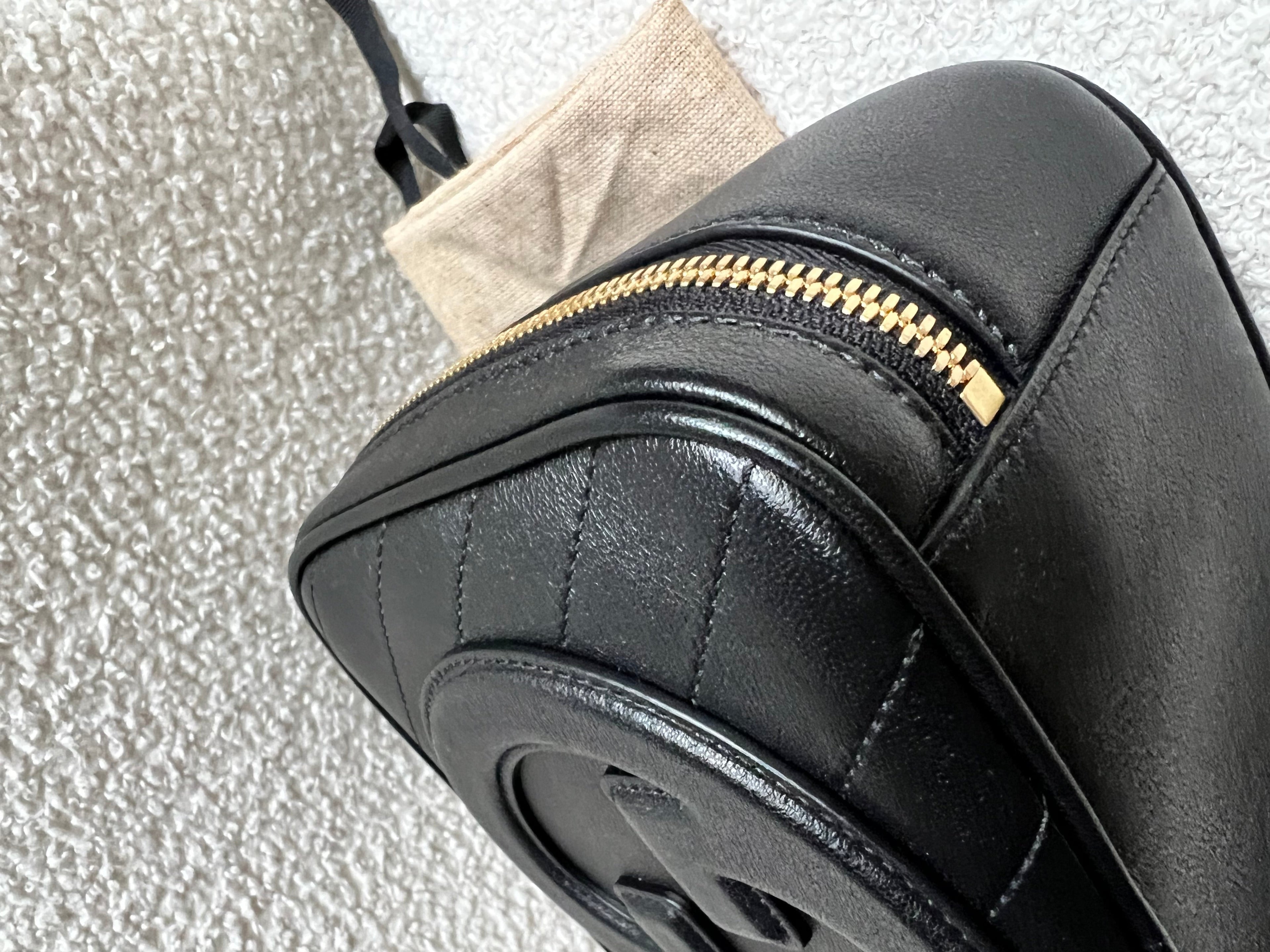 Gucci Black Small Top Handle Blondie Shoulder Bag (RRP £1870)
