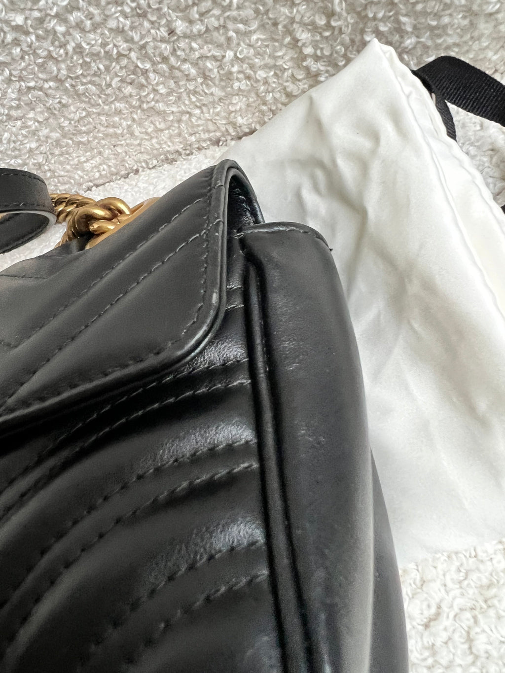 Gucci GG Black Marmont Mini Shoulder Bag (RRP £1,890)
