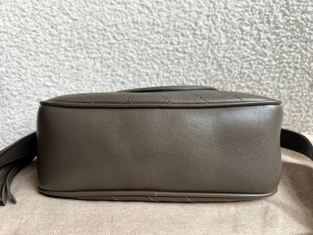 Gucci Khaki Small Blondie Shoulder Bag (RRP £1380)